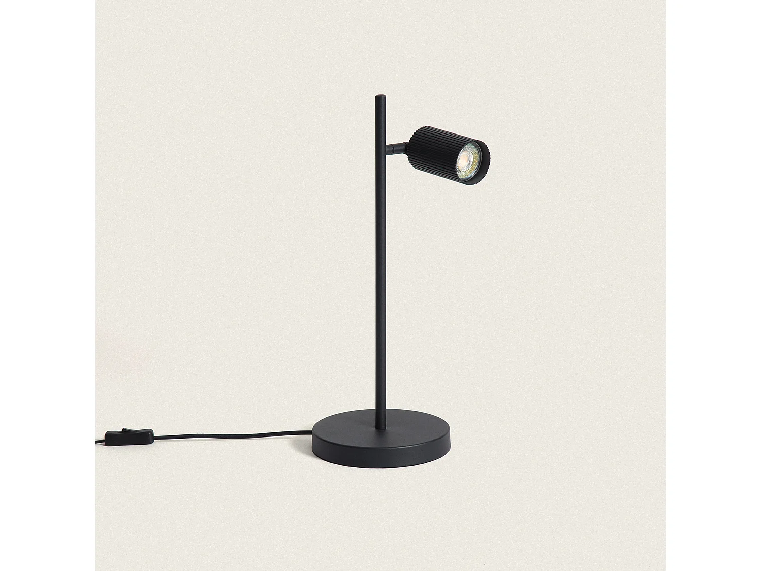 Lampada da Tavolo Alluminio Aritz Nero