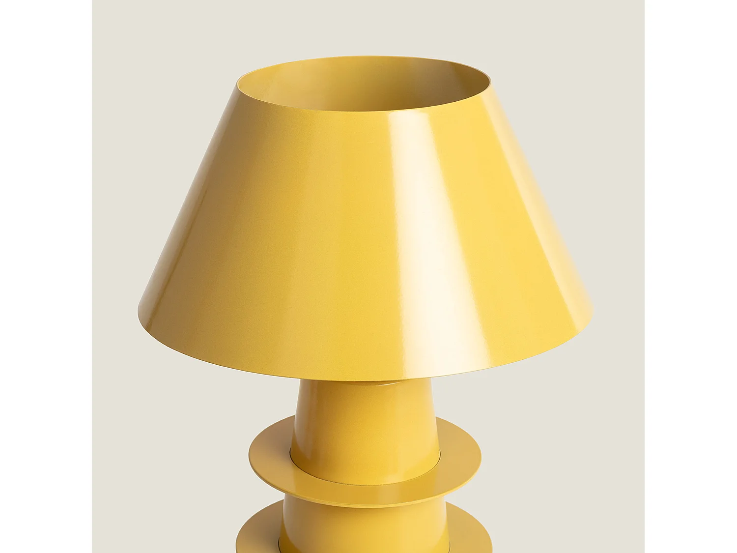 Lampe à Poser Métal Kadrina Jaune