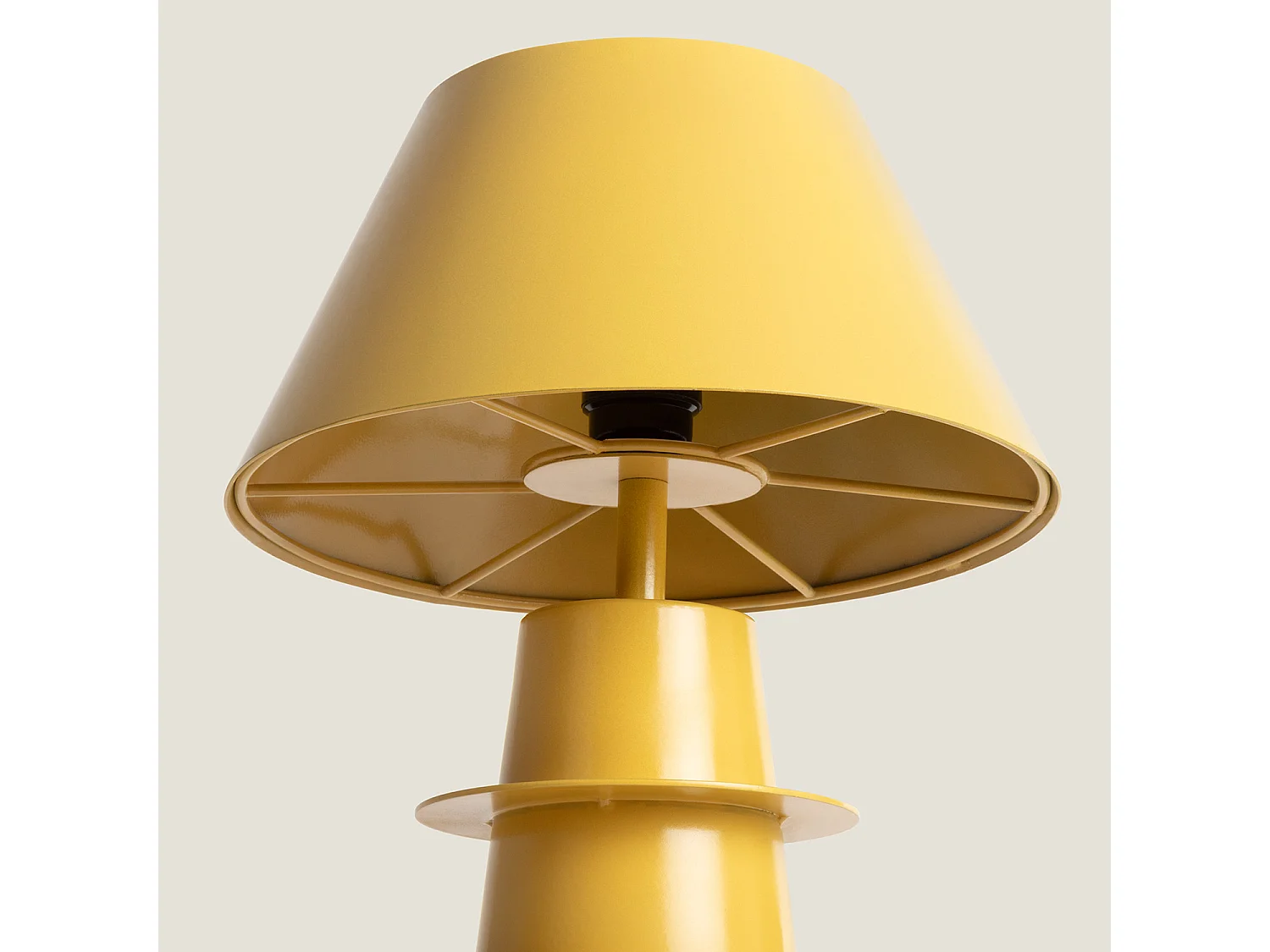Lampe à Poser Métal Kadrina Jaune