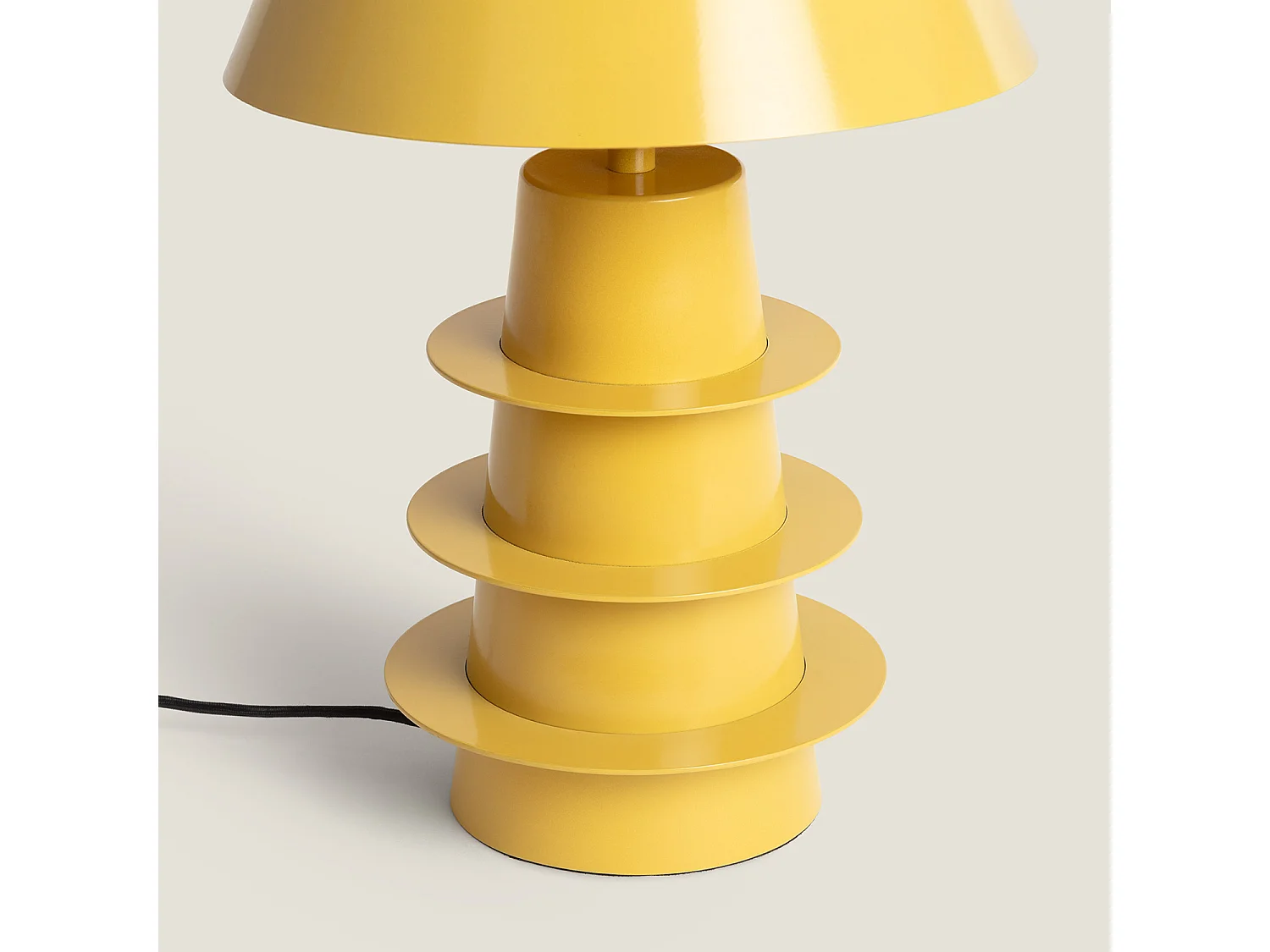 Lampe à Poser Métal Kadrina Jaune