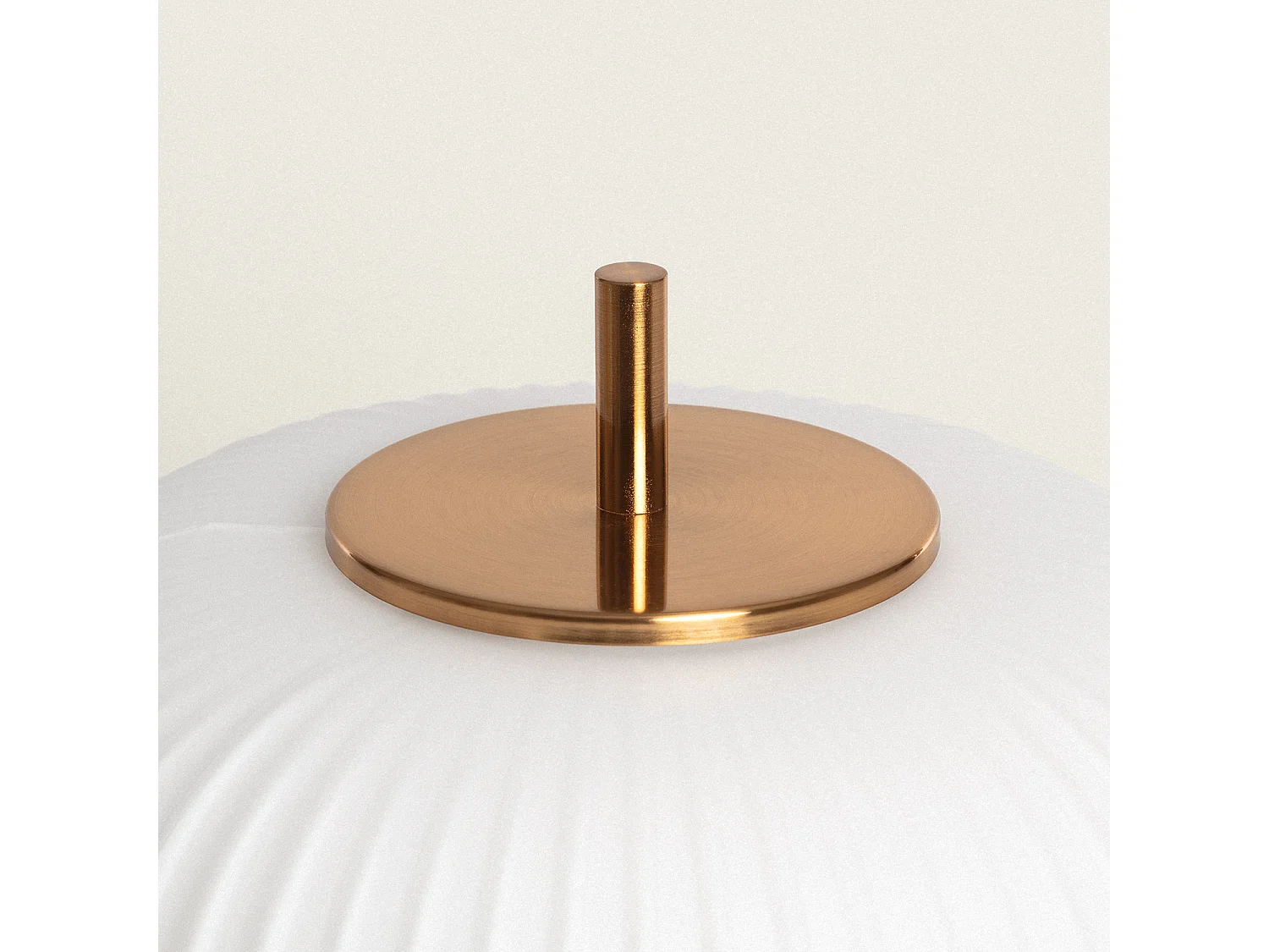 Lampada da Tavolo Metallo e Vetro Beca Ambra