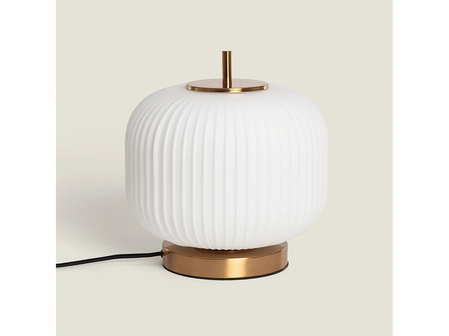 Lampe à Poser Métal et Verre Beca