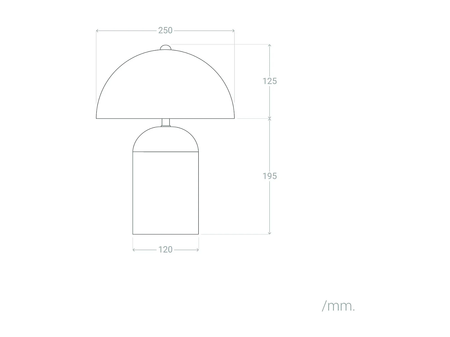 Lampe à Poser Métal Slink Vert