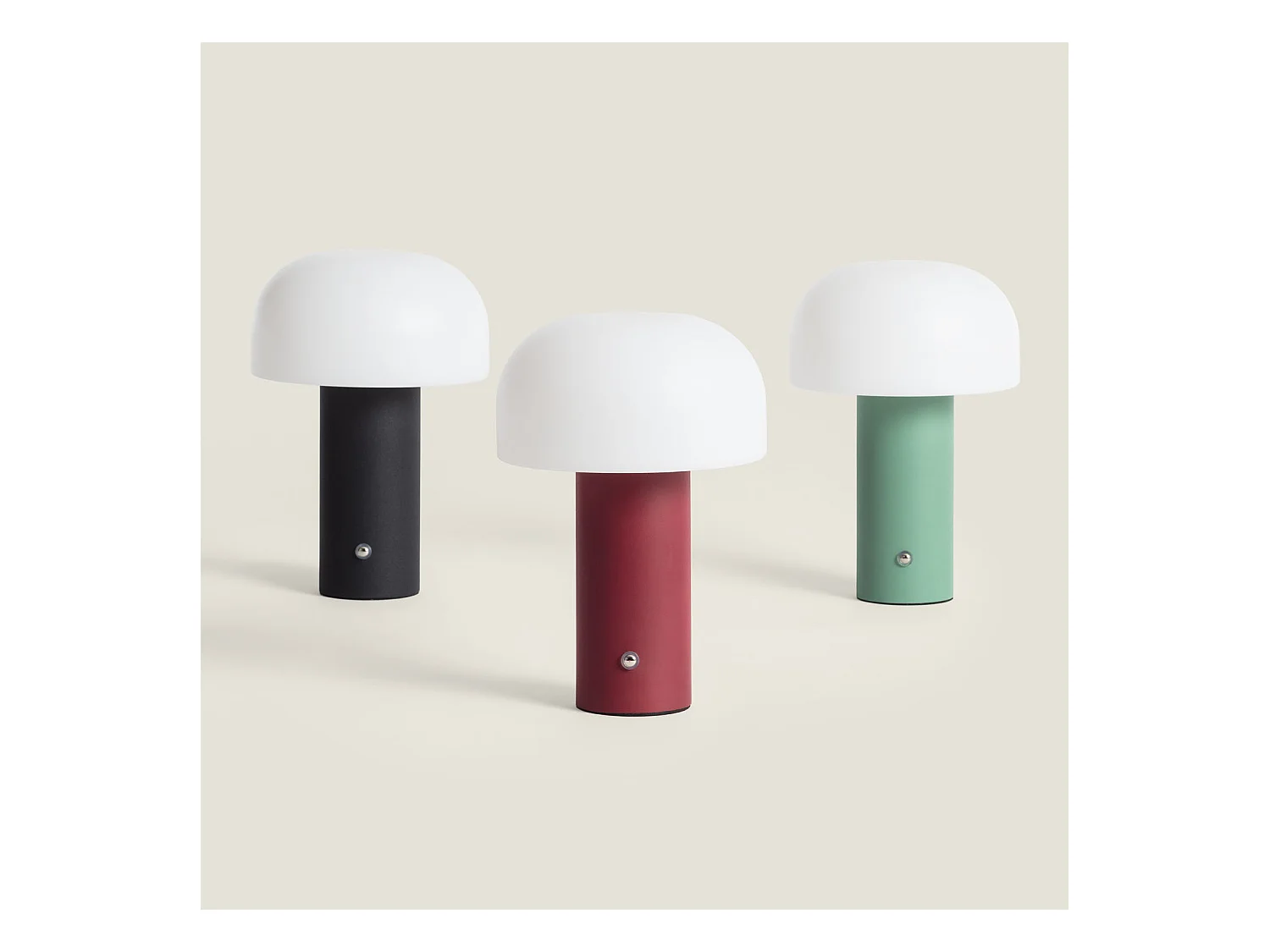 Lampe à Poser LED Portable avec Batterie USB Rechargeable Leta  Bordeaux