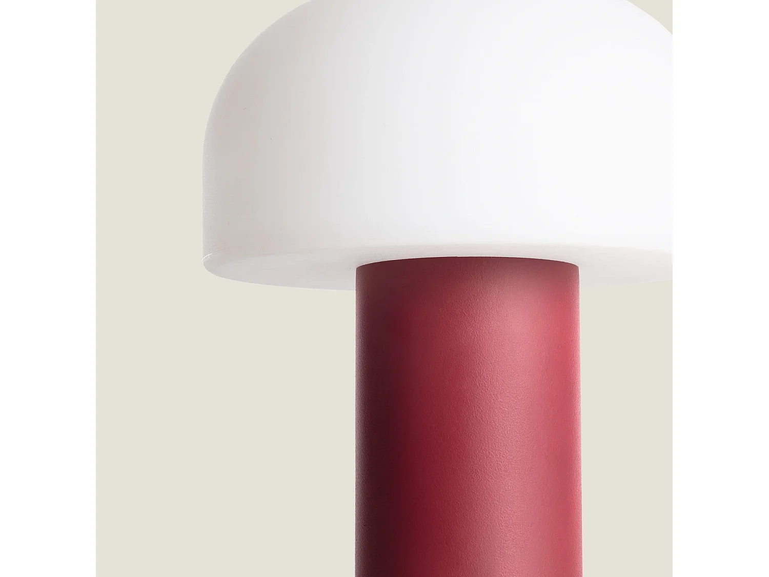 Lámpara de Mesa LED Portátil con Batería USB Recargable Leta Burdeos