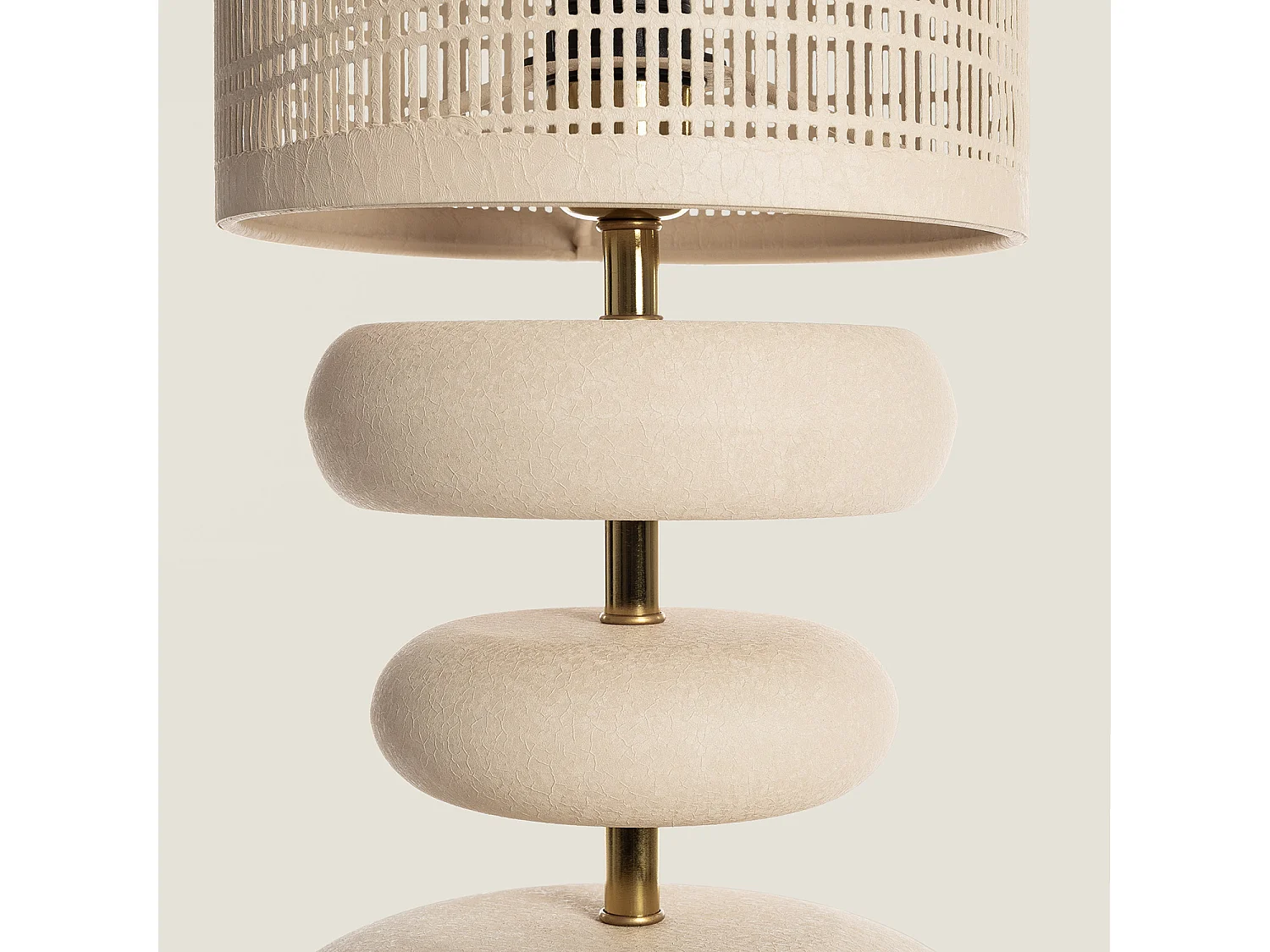 Lampe à Poser Métal Dhruv Beige