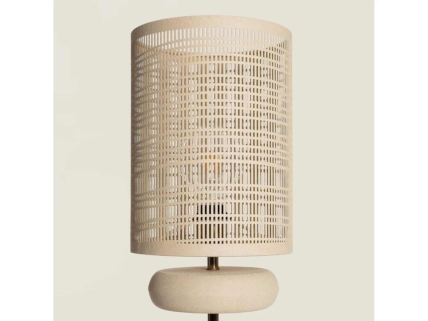 Lampe à Poser Métal Dhruv Beige