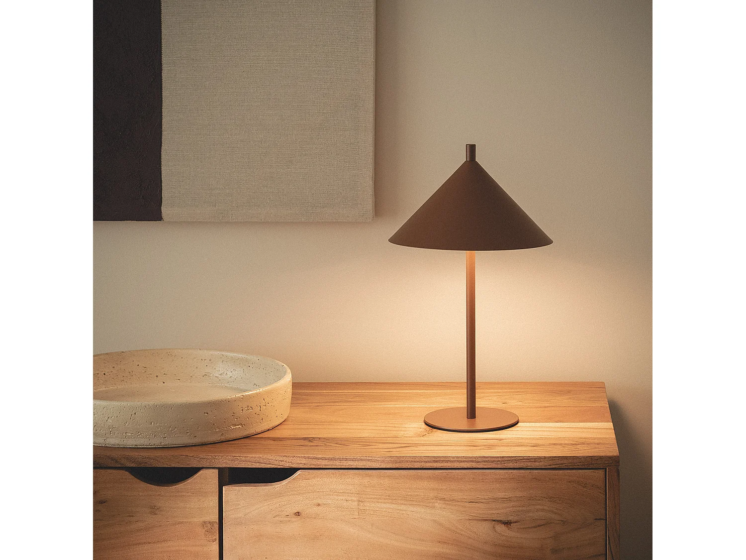 Lampe à Poser LED 3.6W Métal Carmale Vert