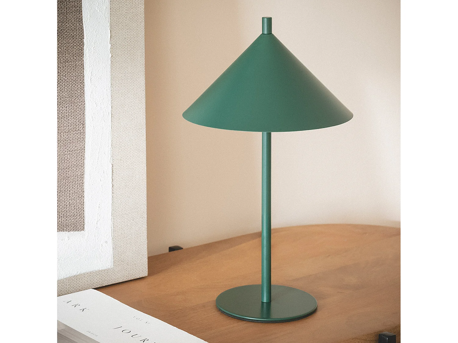 Lampada da Tavolo Metallo Carmale Verde