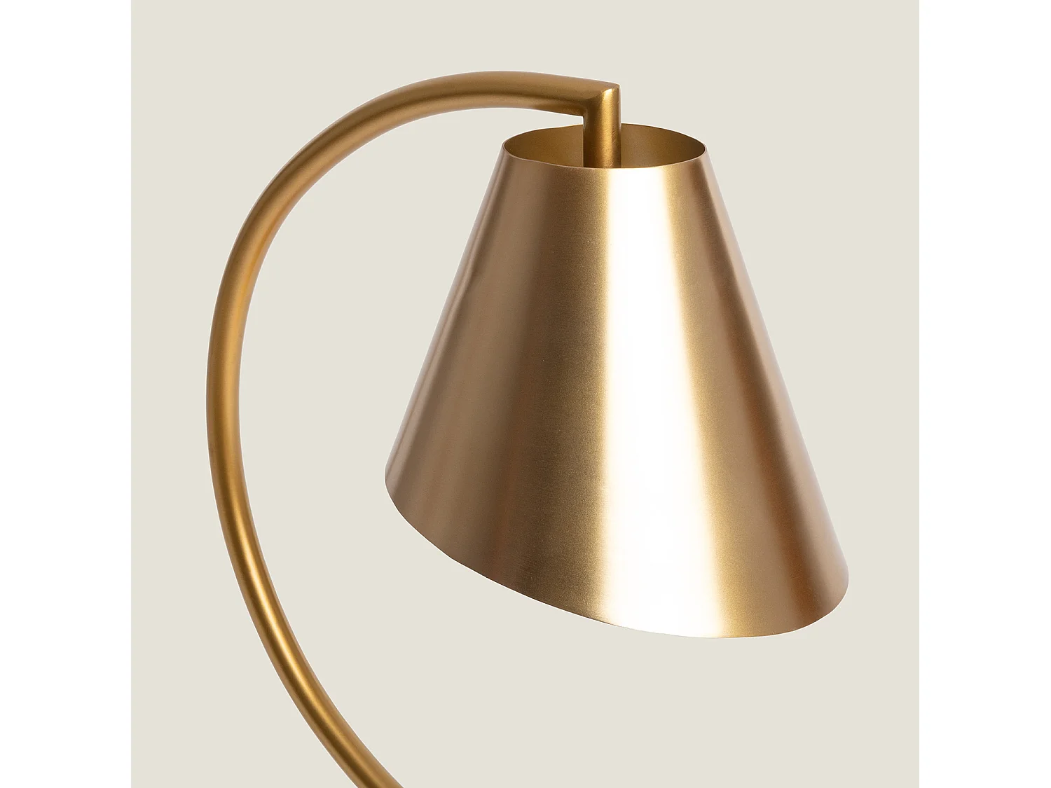 Lampe à Poser Métal Edern Doré