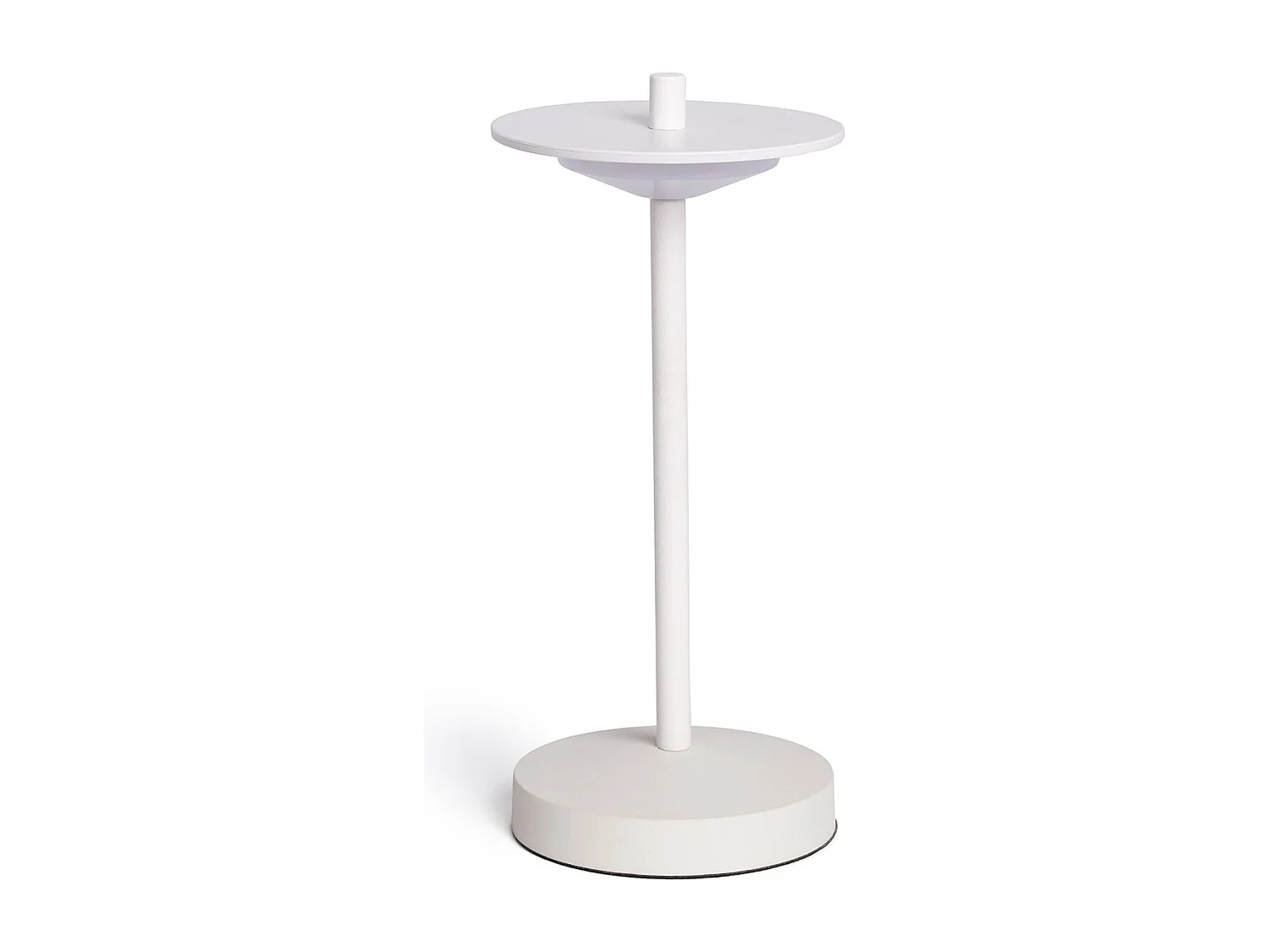 Lámpara de Mesa LED Portátil para Exterior Metal con Batería Recargable Estepona Blanco
