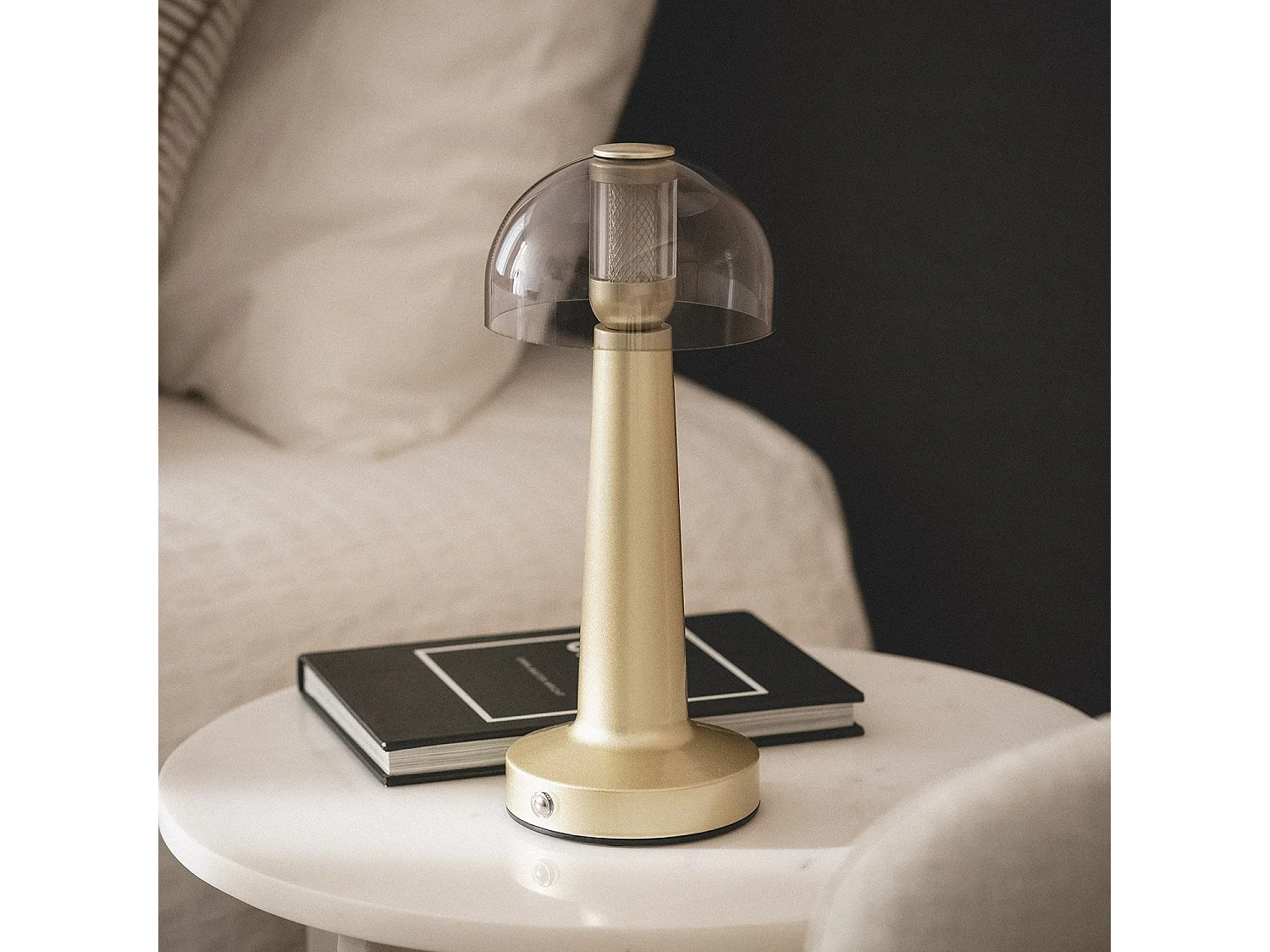 Lampada da Tavolo LED Portatile con Batteria USB Ricaricabile Orsha Oro