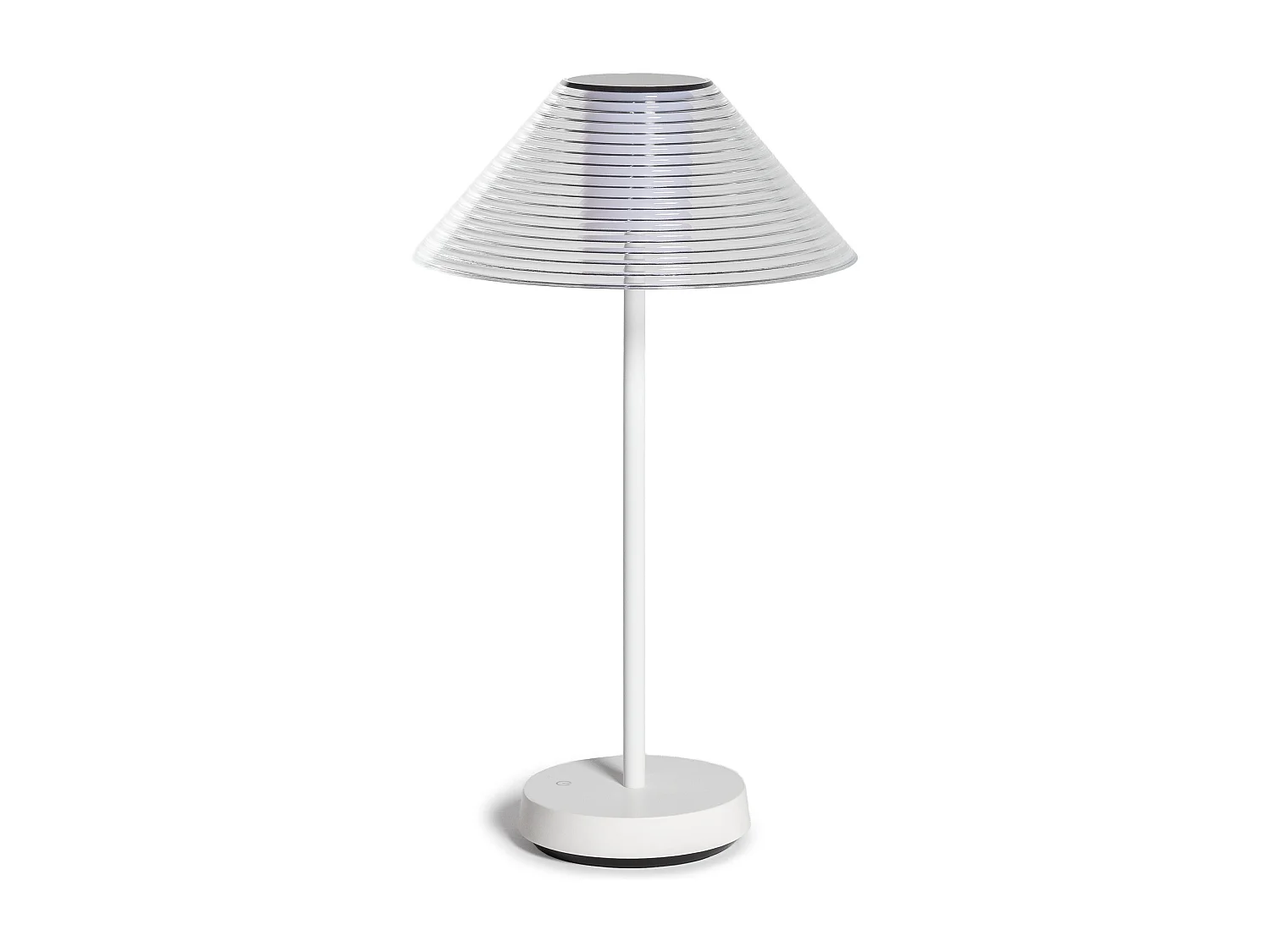 Lámpara de Mesa LED Portátil Exterior con Batería USB Recargable Metal Katuma Blanco