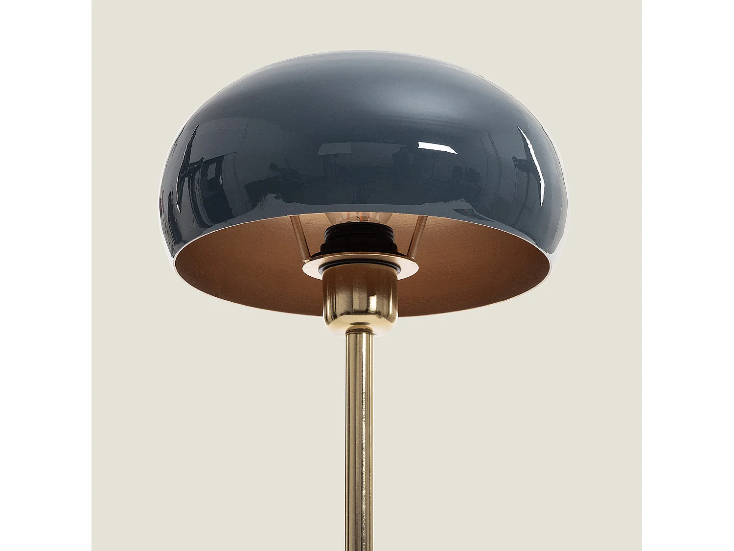 Lampada da Tavolo Metallo Bhavin Azzurro