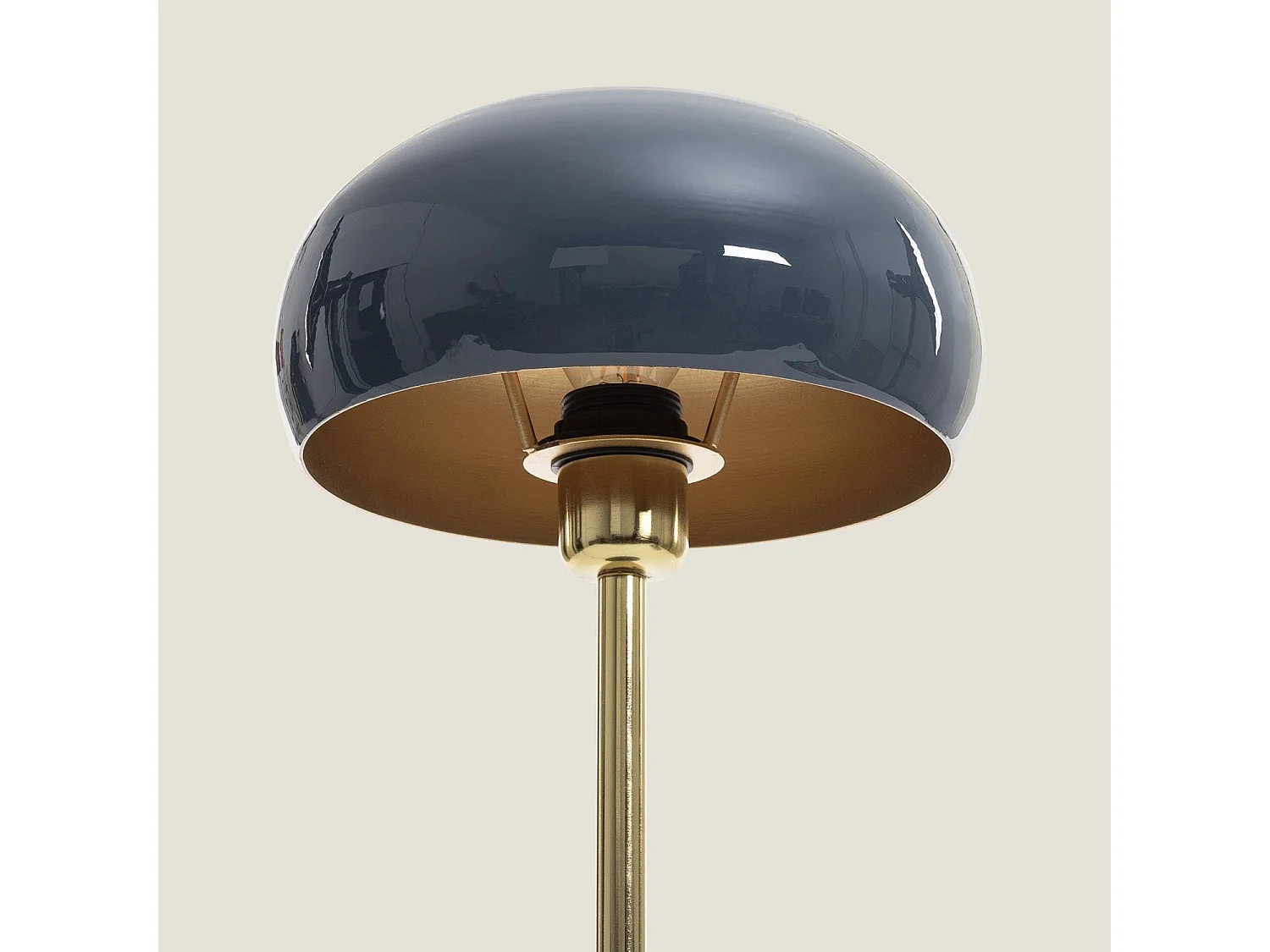 Lampada da Tavolo Metallo Bhavin Azzurro