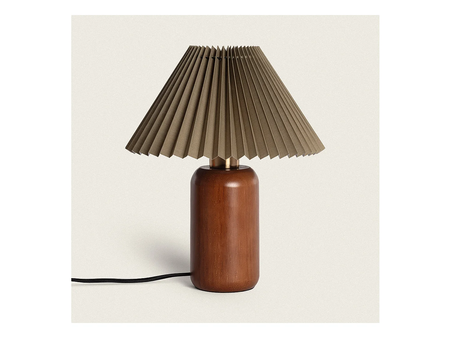 Lampe à Poser Bois Silene Vert kaki