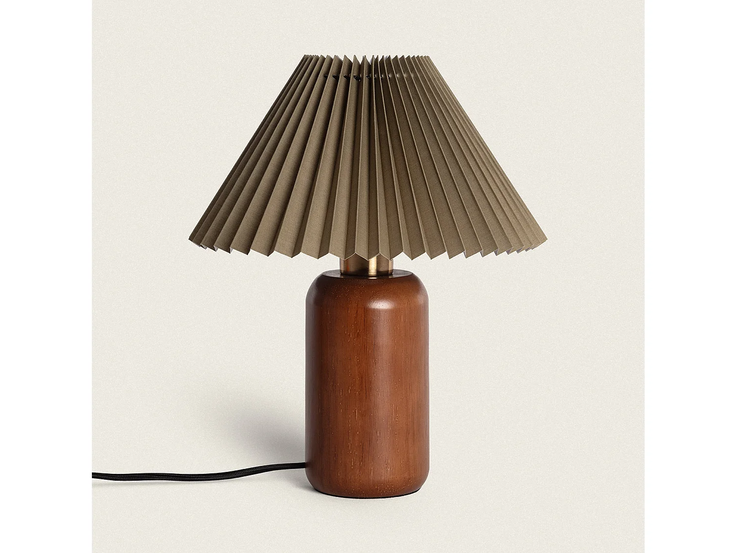 Lampe à Poser Bois Silene Vert kaki