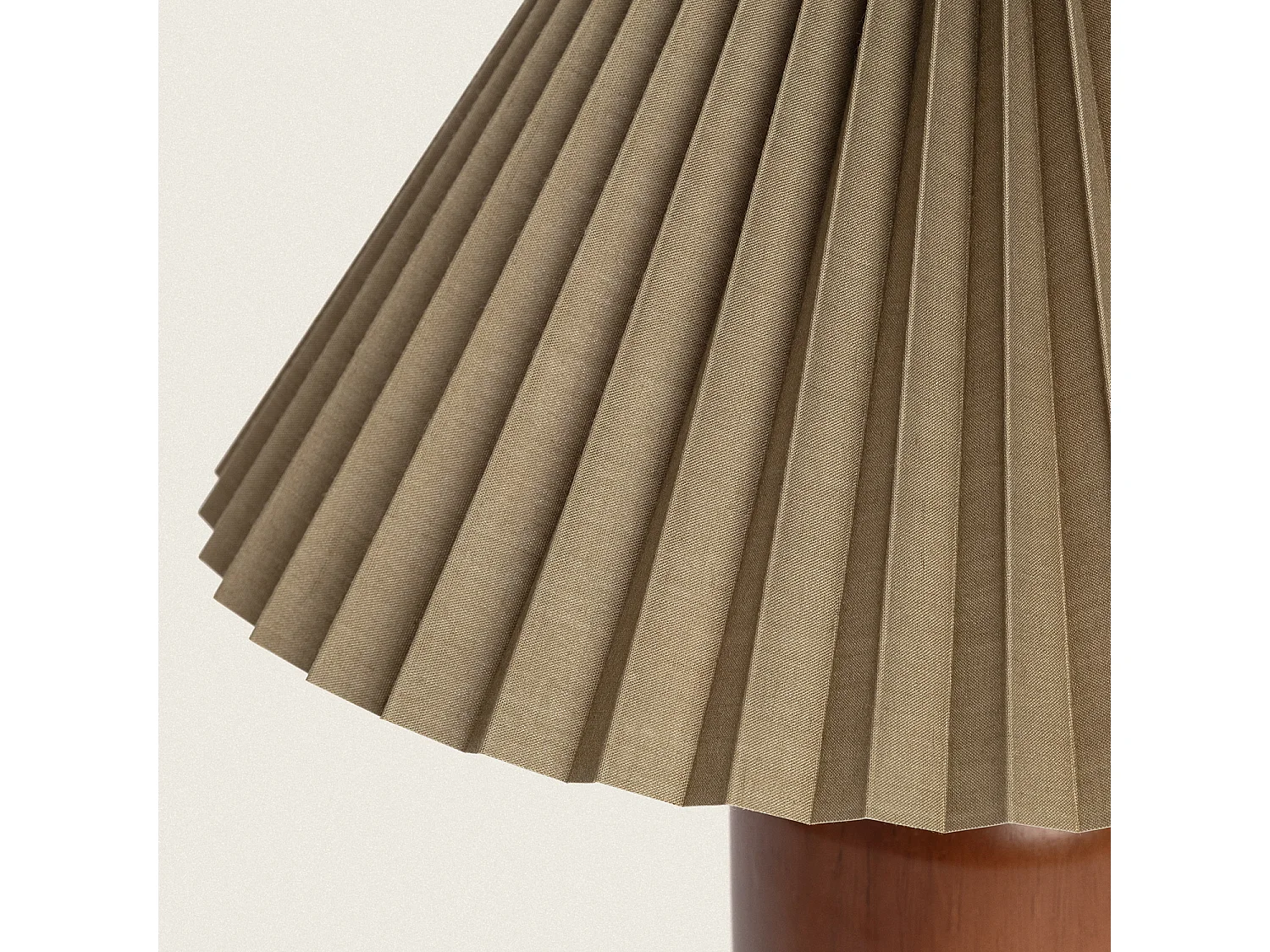 Lampe à Poser Bois Silene Vert kaki