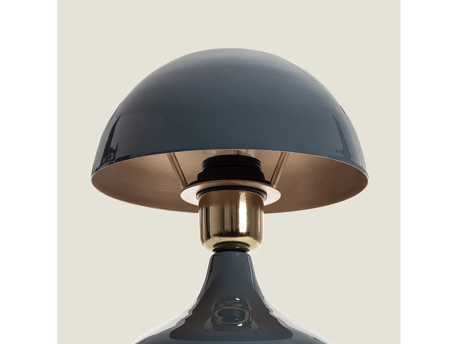 Lámpara de Mesa Metal Krish Azul