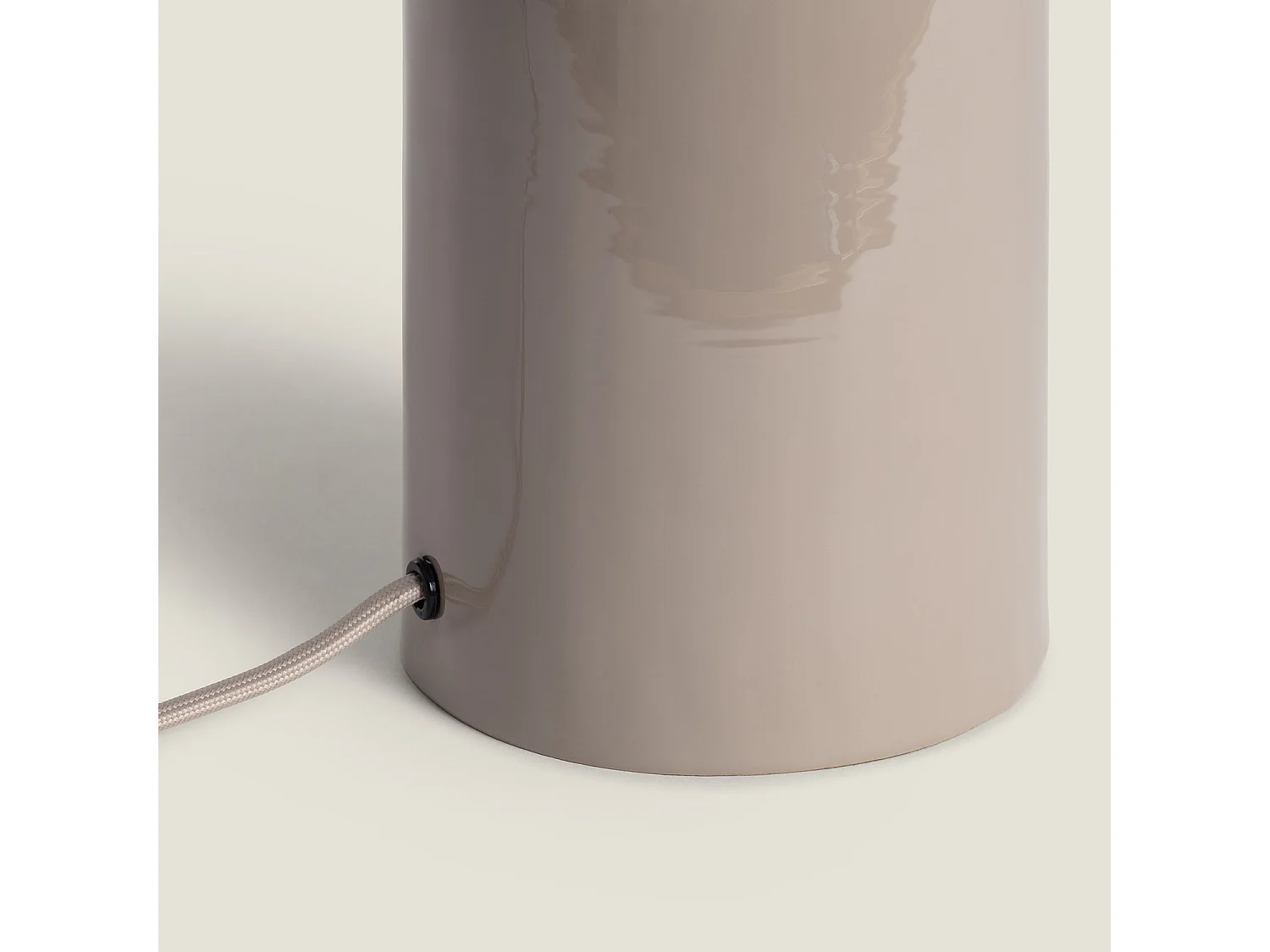 Lampe à Poser Métal Dhanuk Taupe