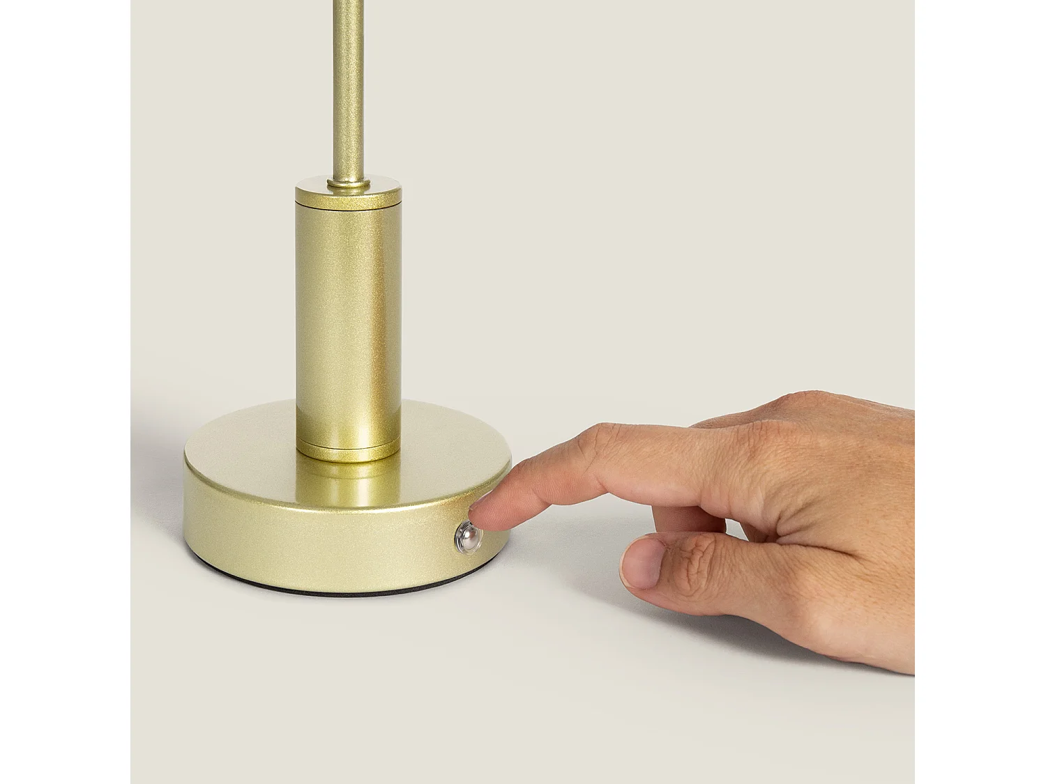 Lampada da Tavolo LED Portatile con Batteria USB Ricaricabile Ludza Oro