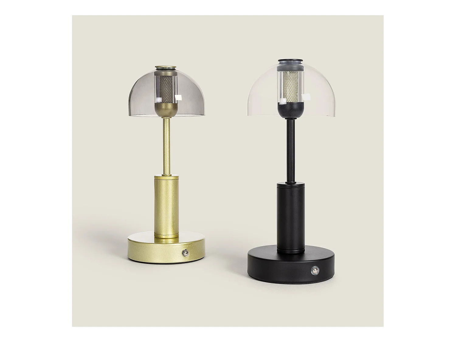 Lampe à Poser LED Portable avec Batterie USB Rechargeable Ludza Doré