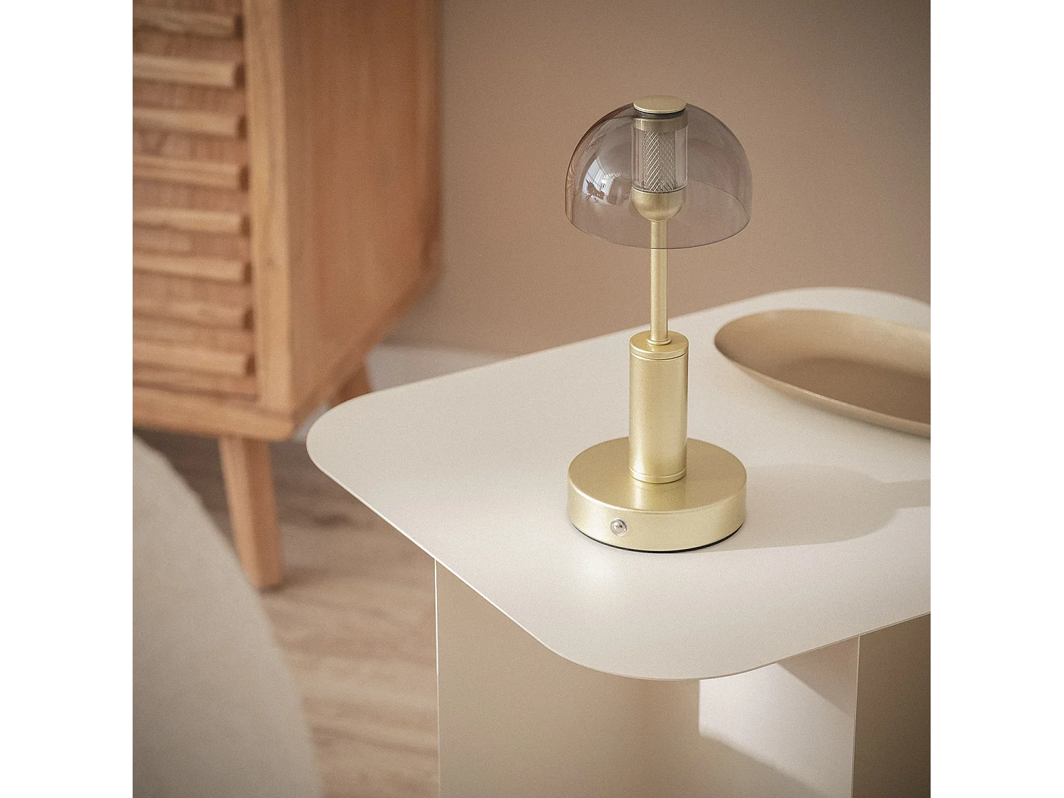 Lampe à Poser LED Portable avec Batterie USB Rechargeable Ludza Doré