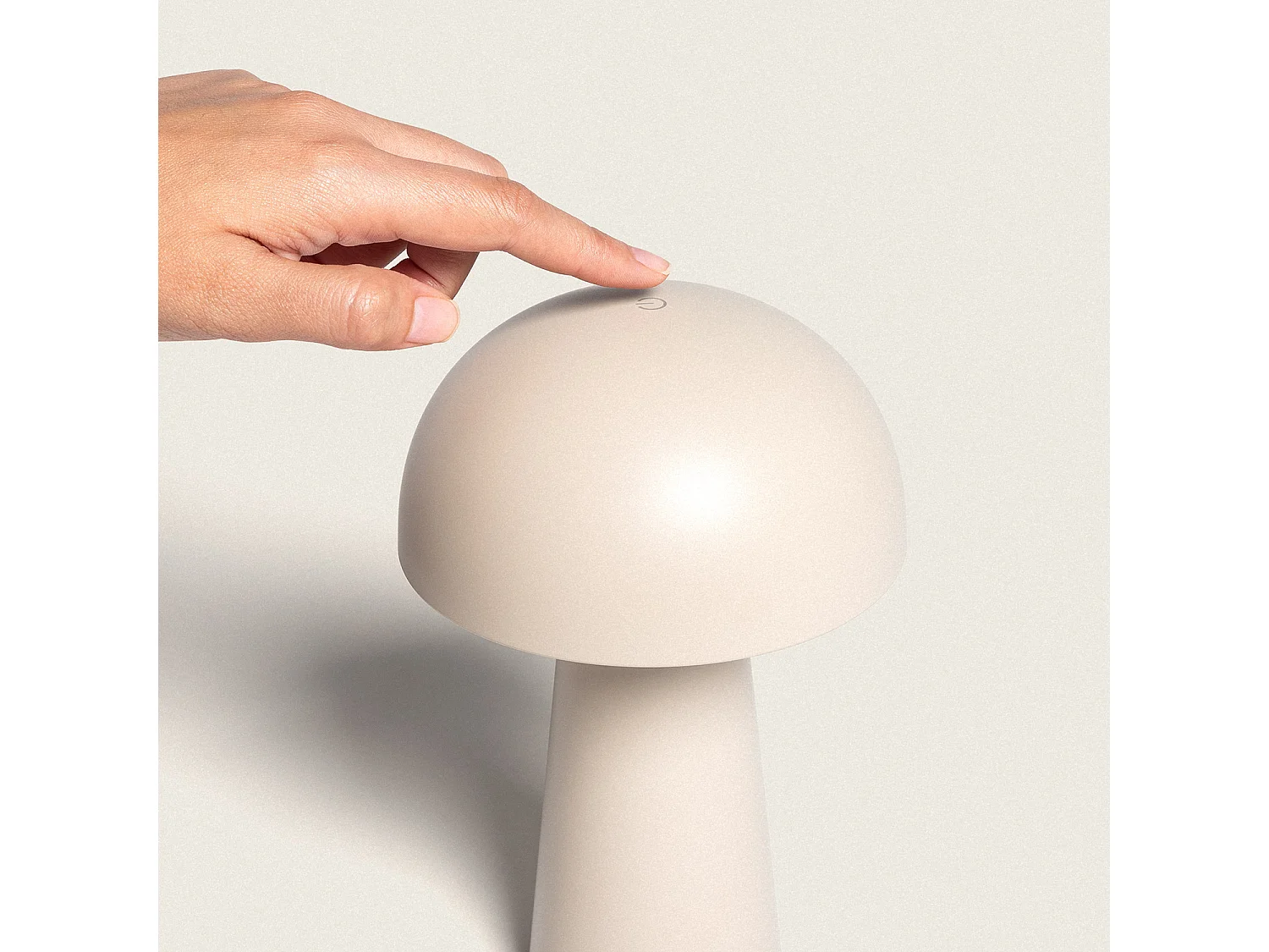 Lampe à Poser LED 2W Portable avec Batterie USB Rechargeable Uyanga Beige