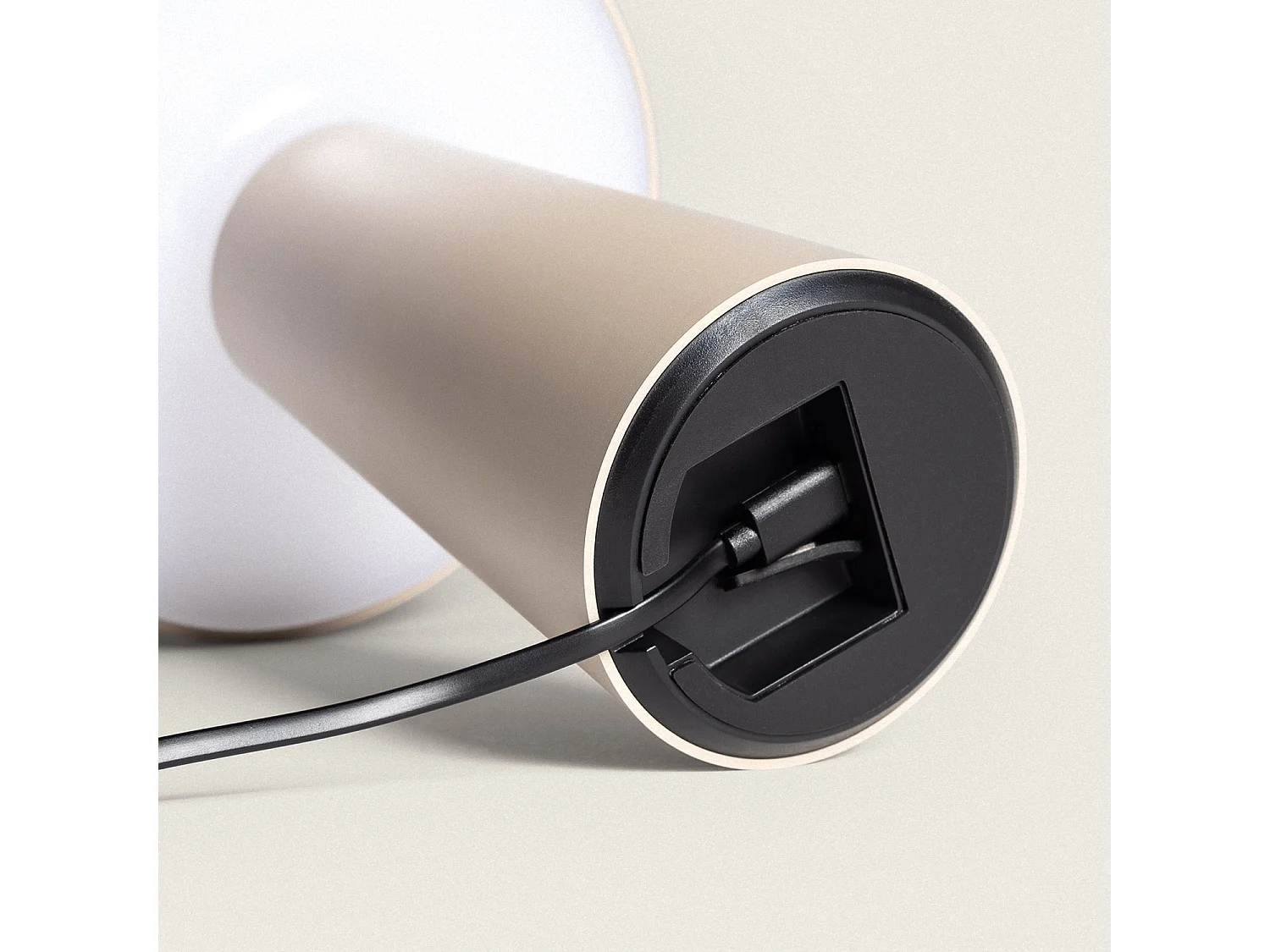 Lampe à Poser LED 2W Portable avec Batterie USB Rechargeable Uyanga Beige