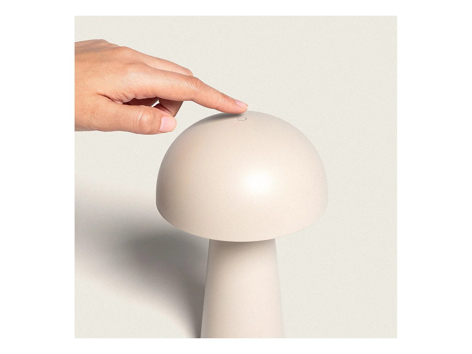 Lampada da Tavolo LED 2W Portatile con Batteria USB Ricaricabile Uyanga Beige