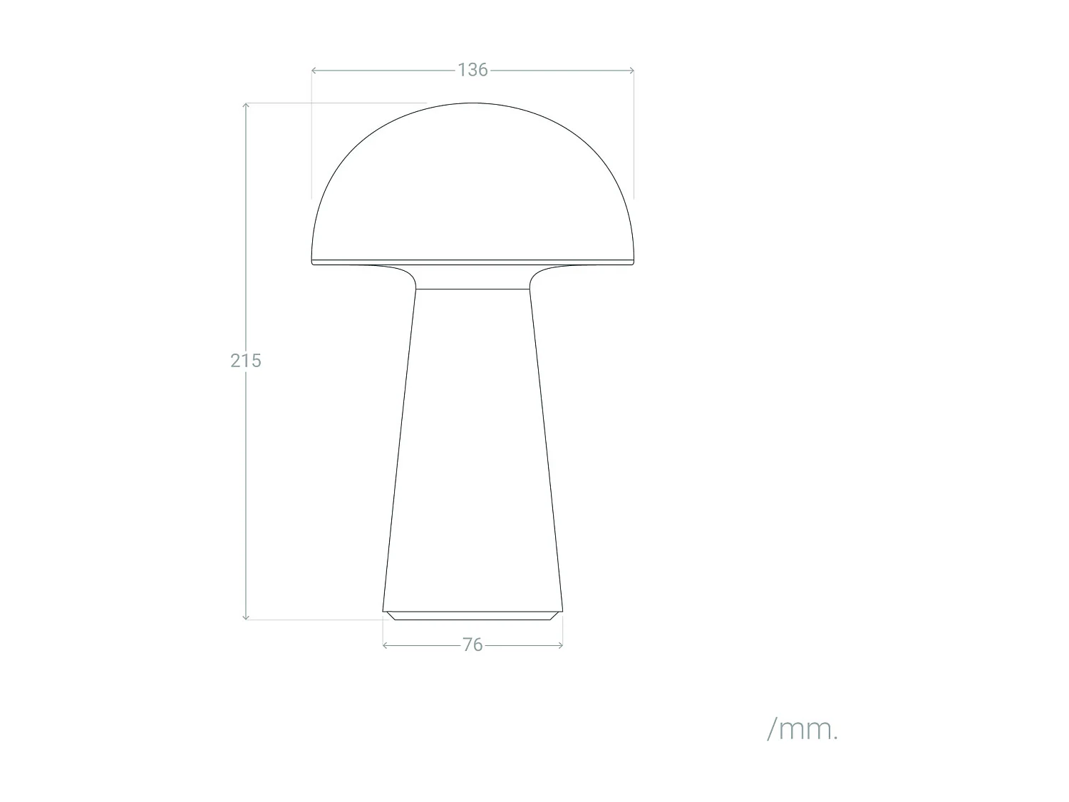 Lámpara de Mesa LED Portátil Exterior con Batería USB Recargable Uyanga Beige