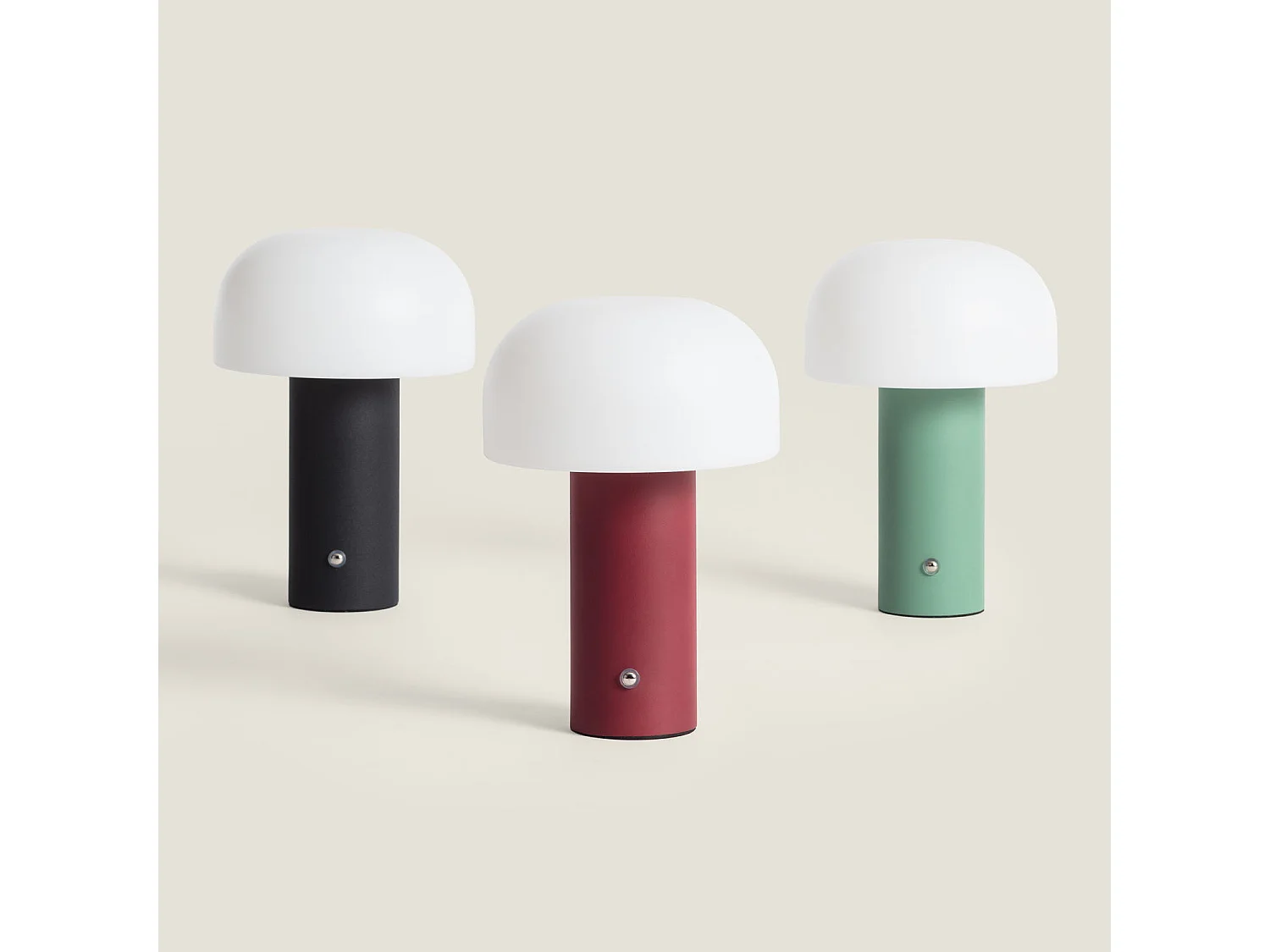 Lámpara de Mesa LED Portátil con Batería USB Recargable Leta Verde Oliva