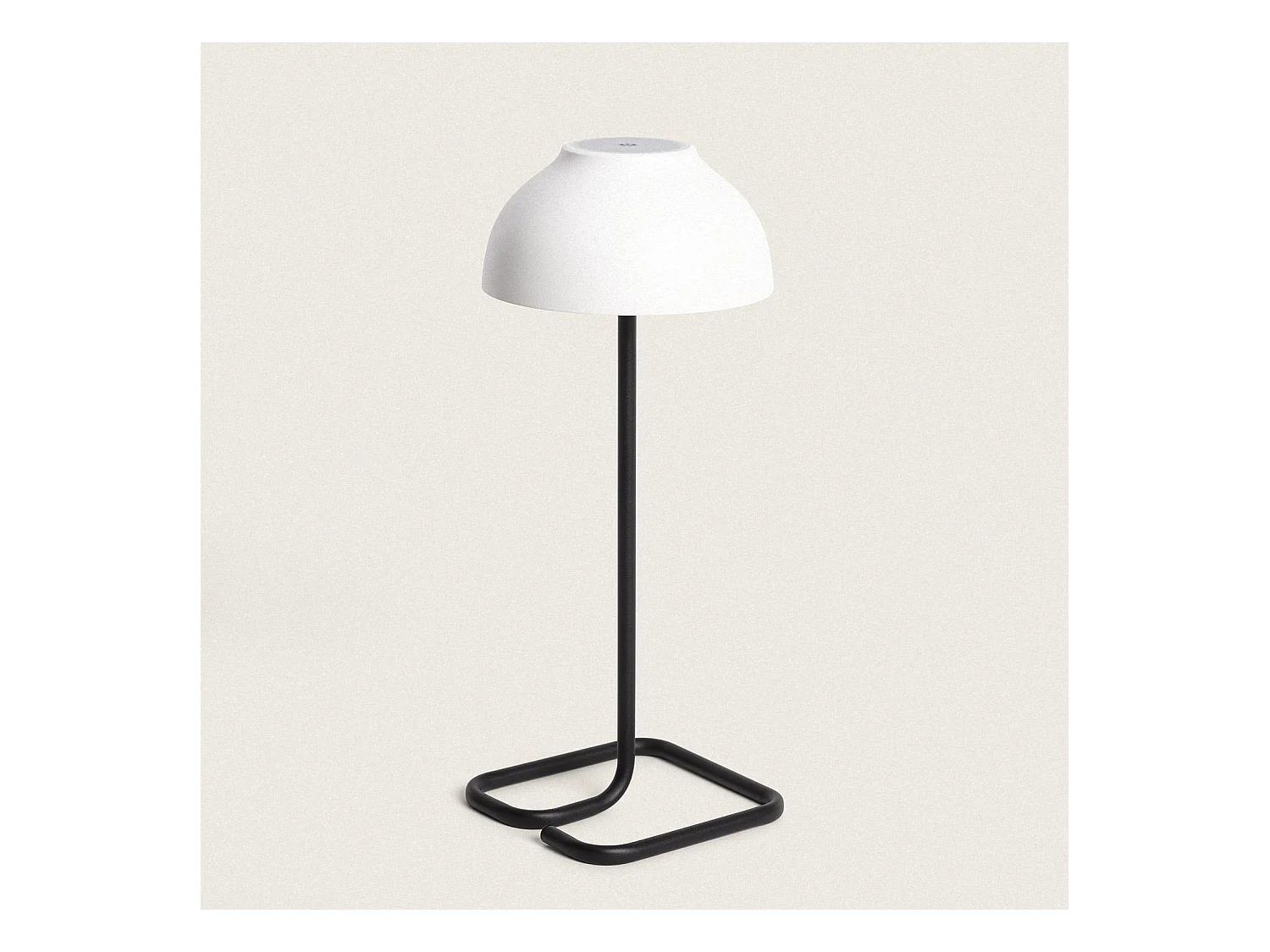 Lampada da Tavolo LED 3W Portatile per Esterni con Batteria USB Ricaricabile Carlo Bianco / Nero