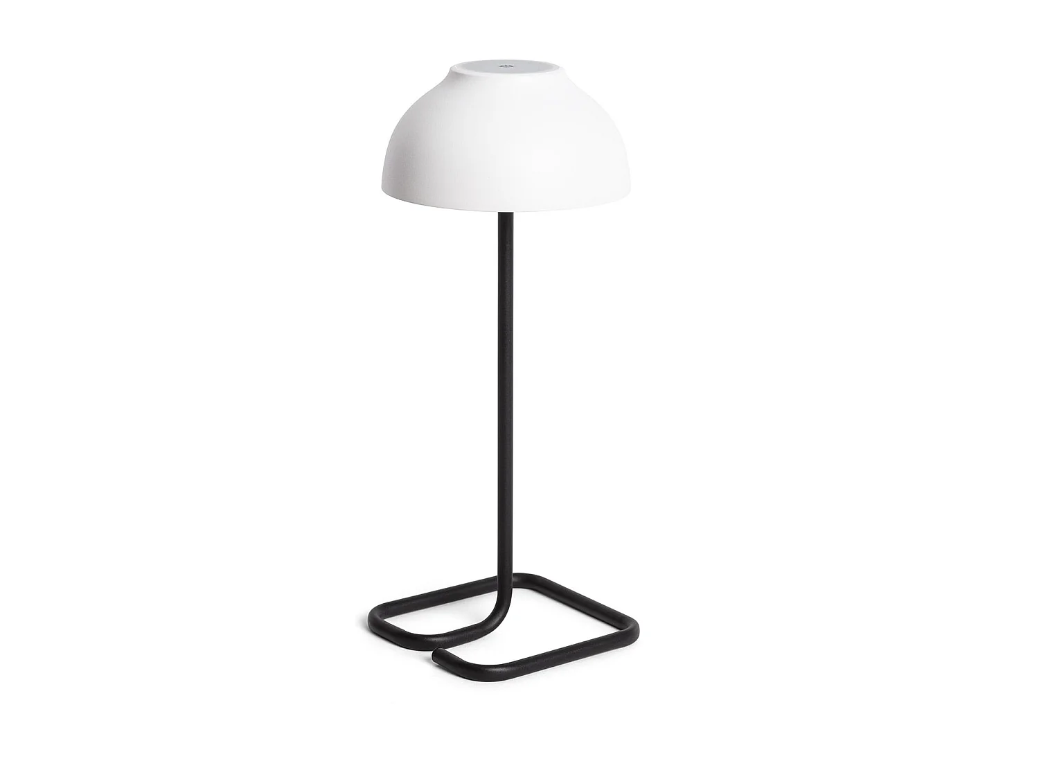 Lámpara de Mesa LED Portátil para Exterior con Batería USB Recargable Carlo Blanco / Negro