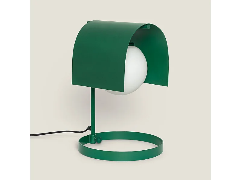 Lámpara de Mesa Metal Heswall Verde