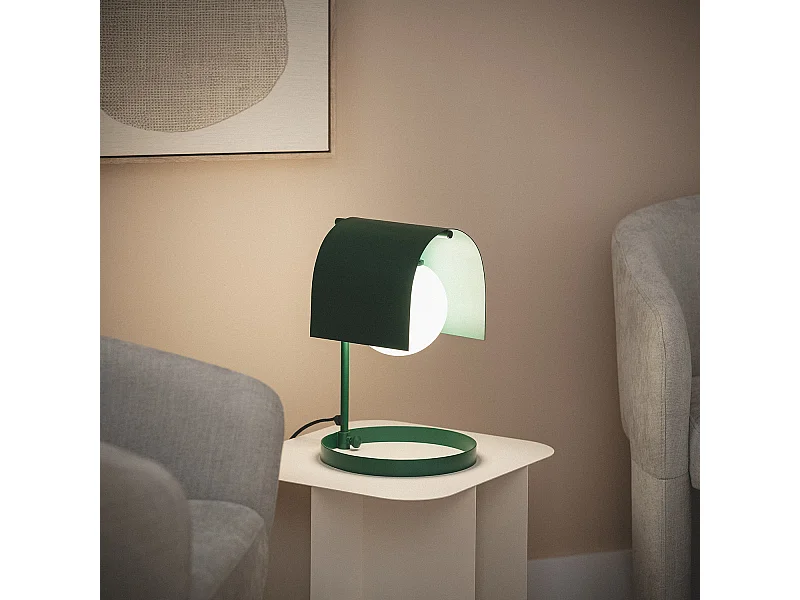 Lampada da Tavolo Metallo Heswall Verde