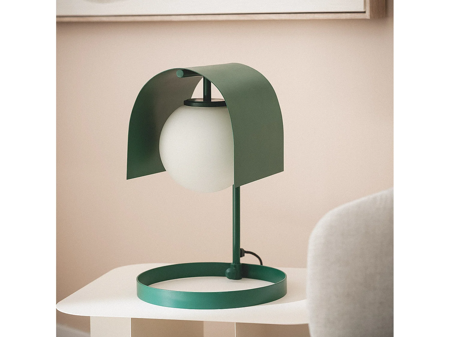 Lampe à Poser Métal Heswall Vert