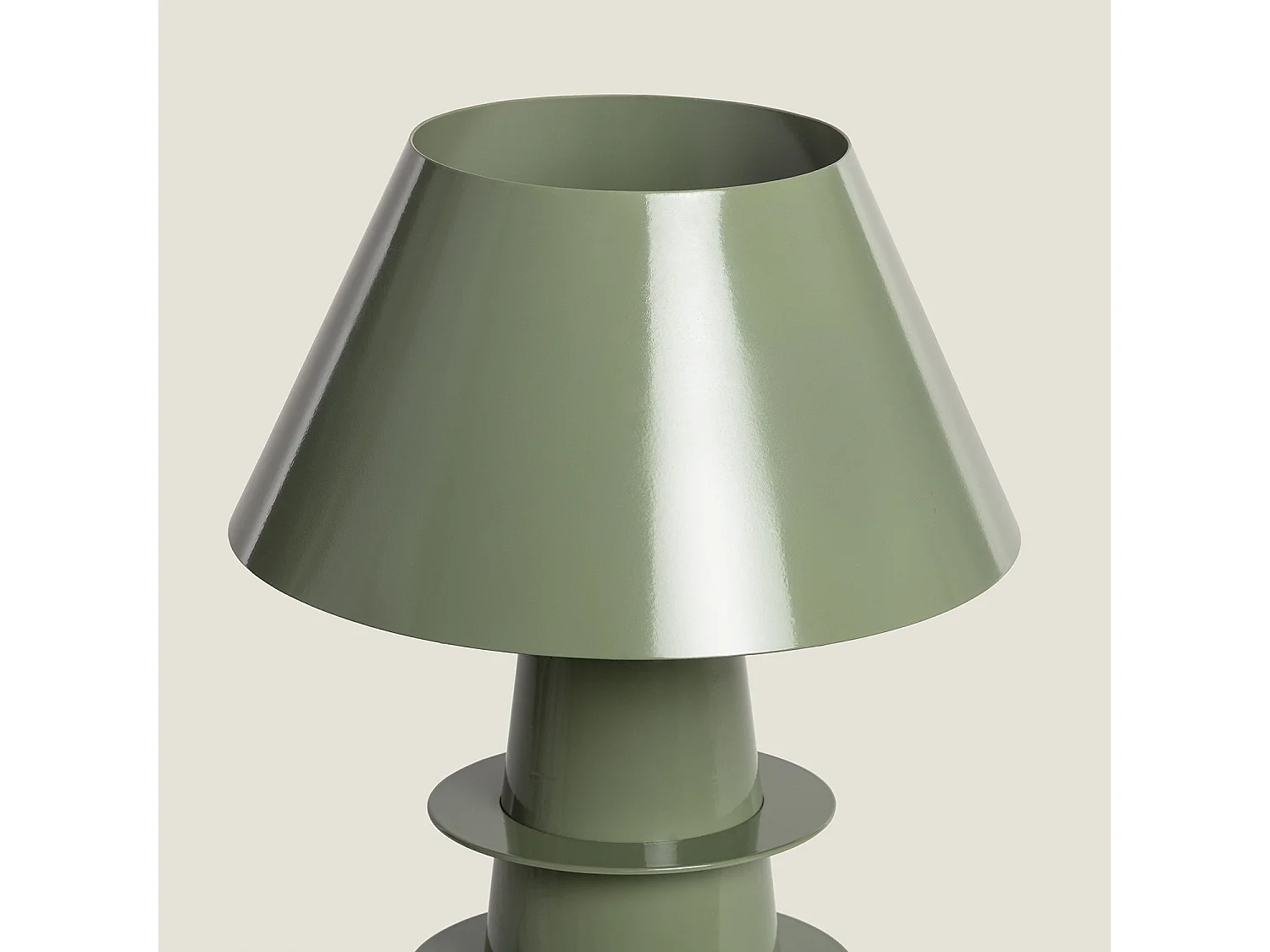 Lampe à Poser Métal Kadrina Vert kaki