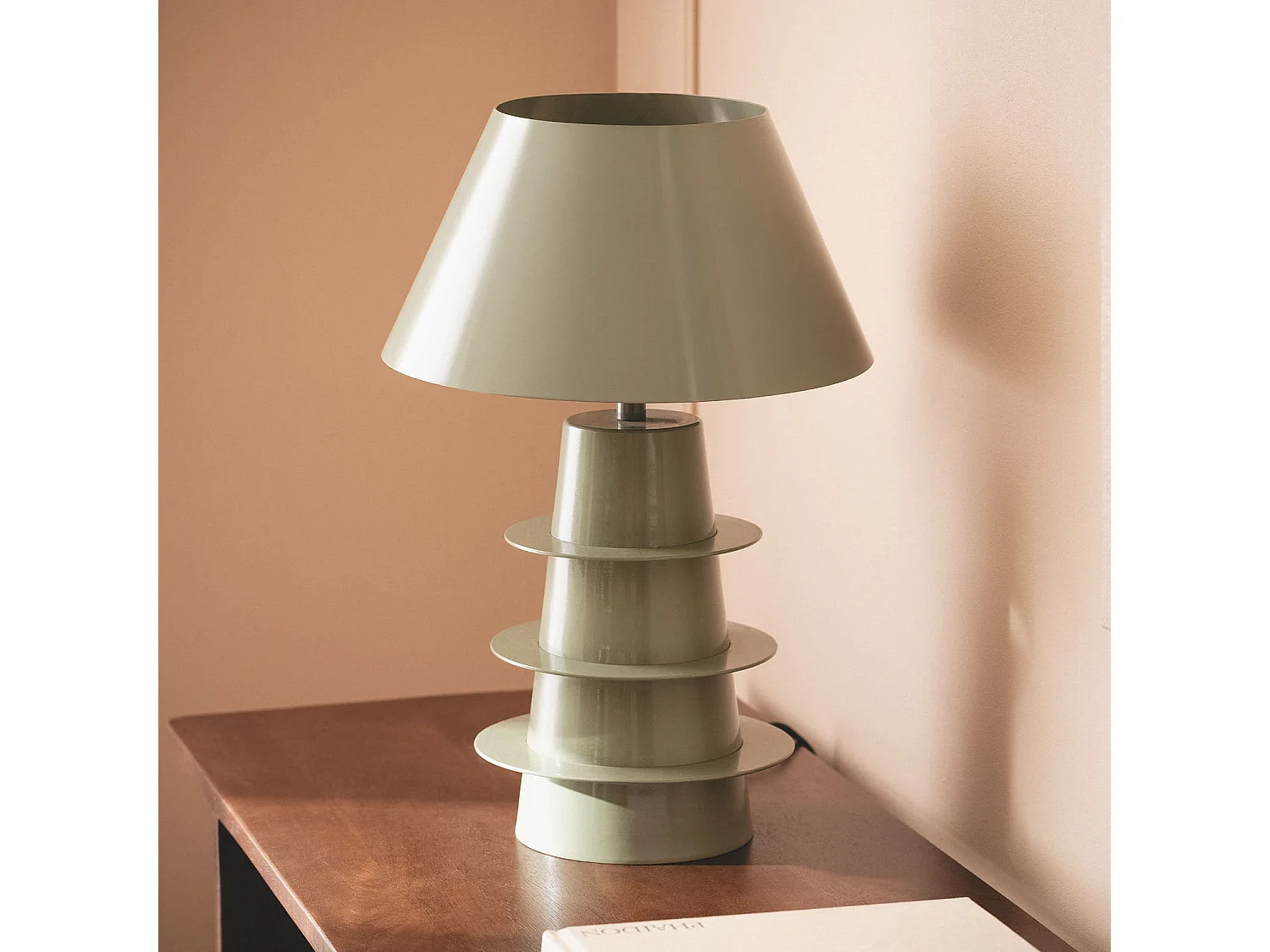 Lampe à Poser Métal Kadrina Vert kaki