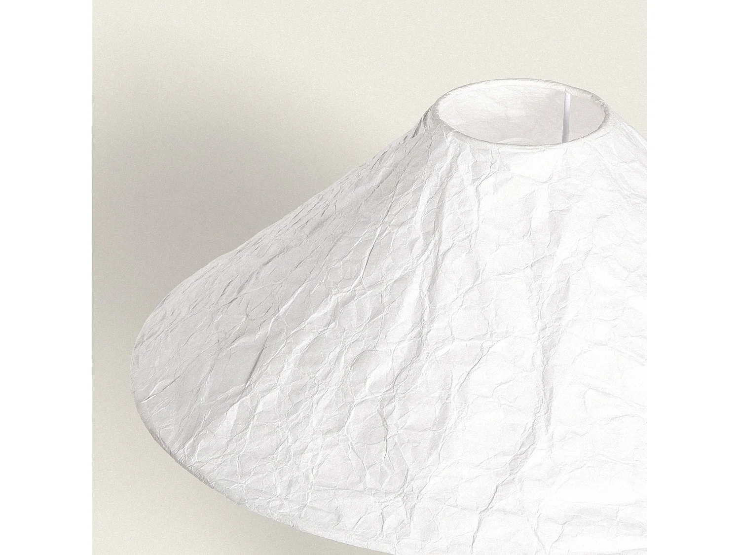 Lampada da Tavolo Carta Tyvek Rapa Bianco