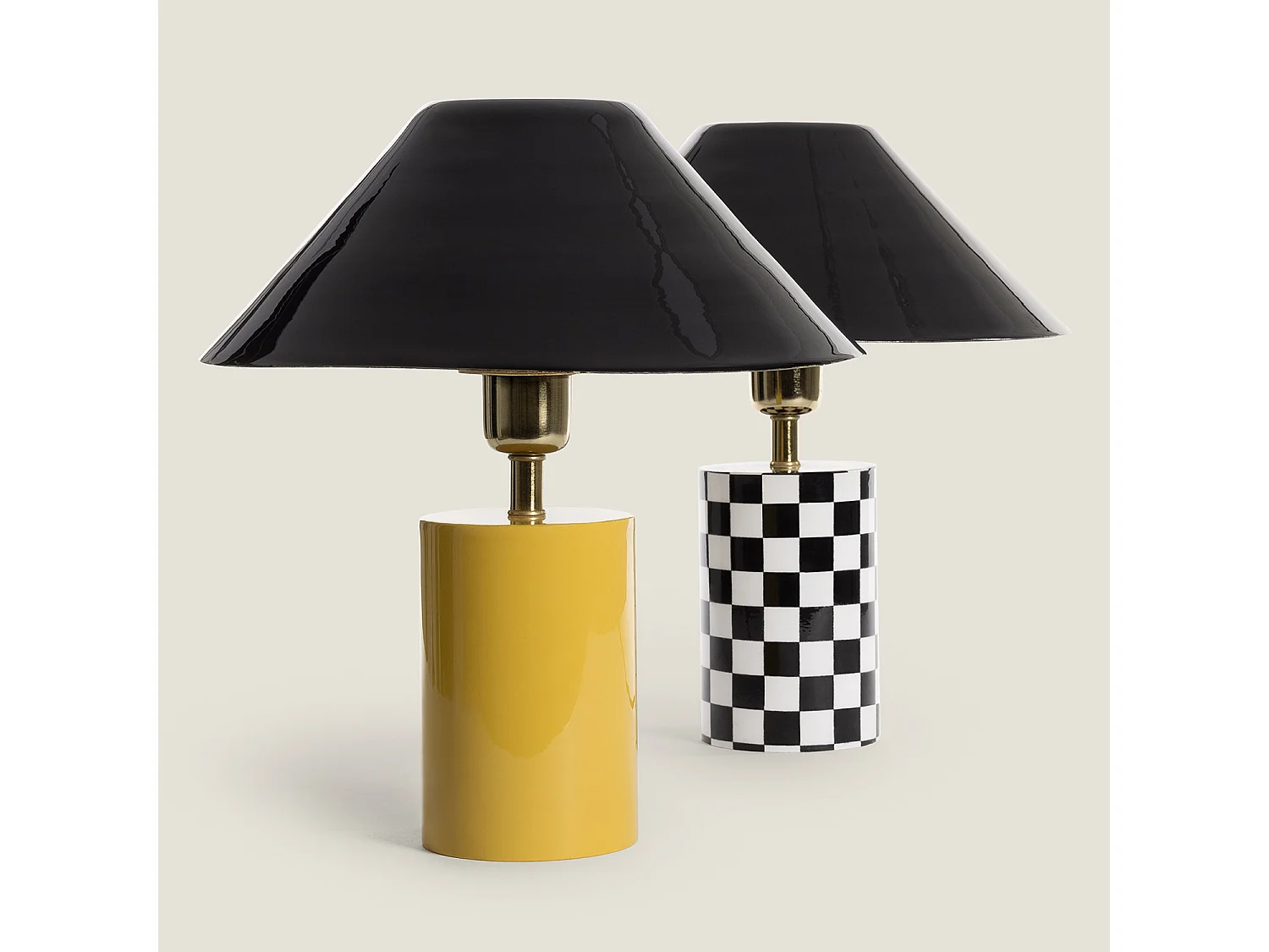 Lampada da Tavolo Metallo Brijesh Nero