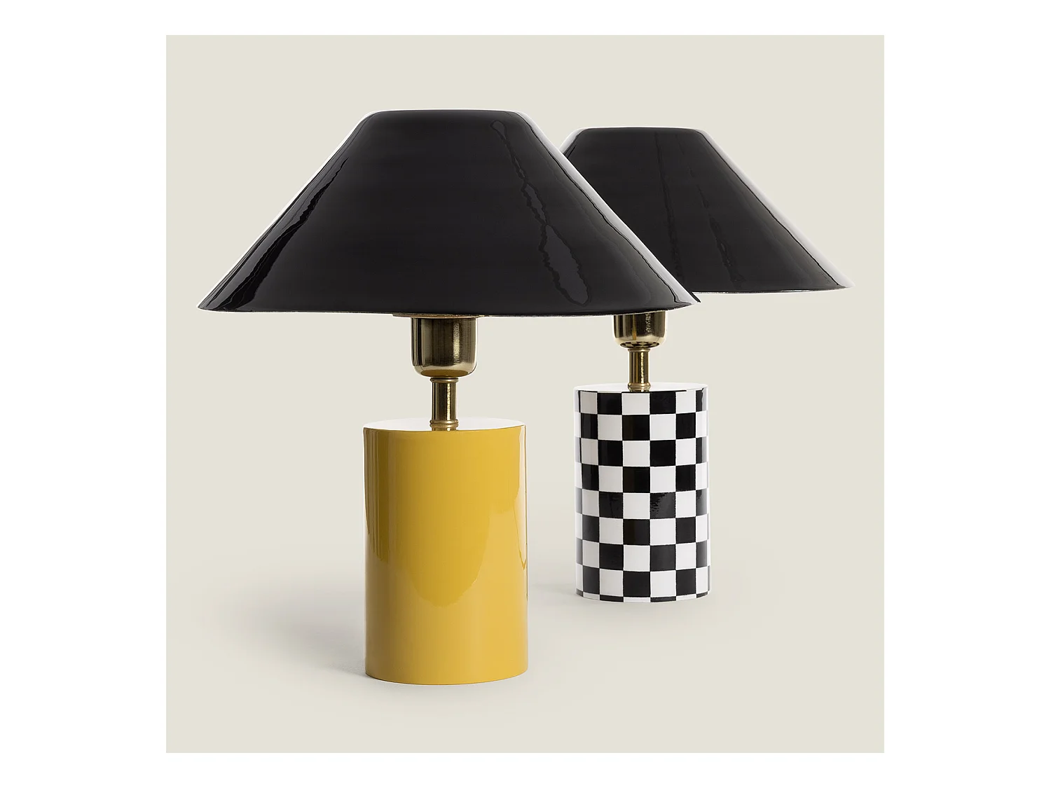 Lampe à Poser Métal Brijesh Noir