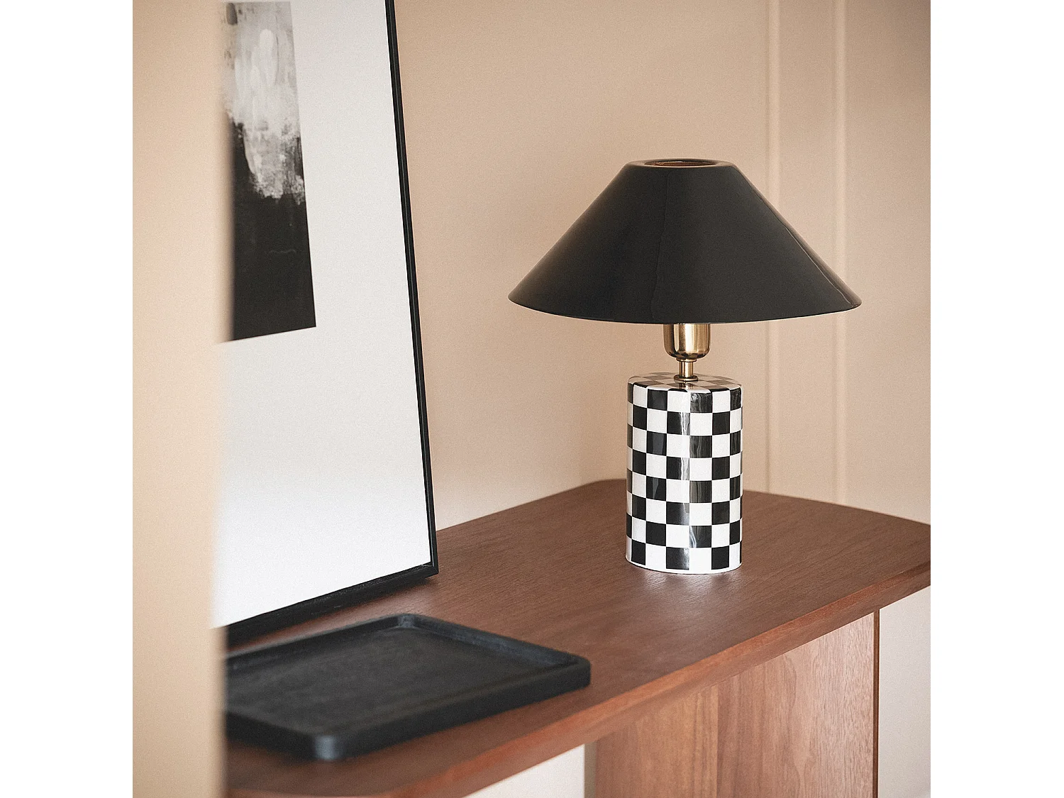 Lampe à Poser Métal Brijesh Noir