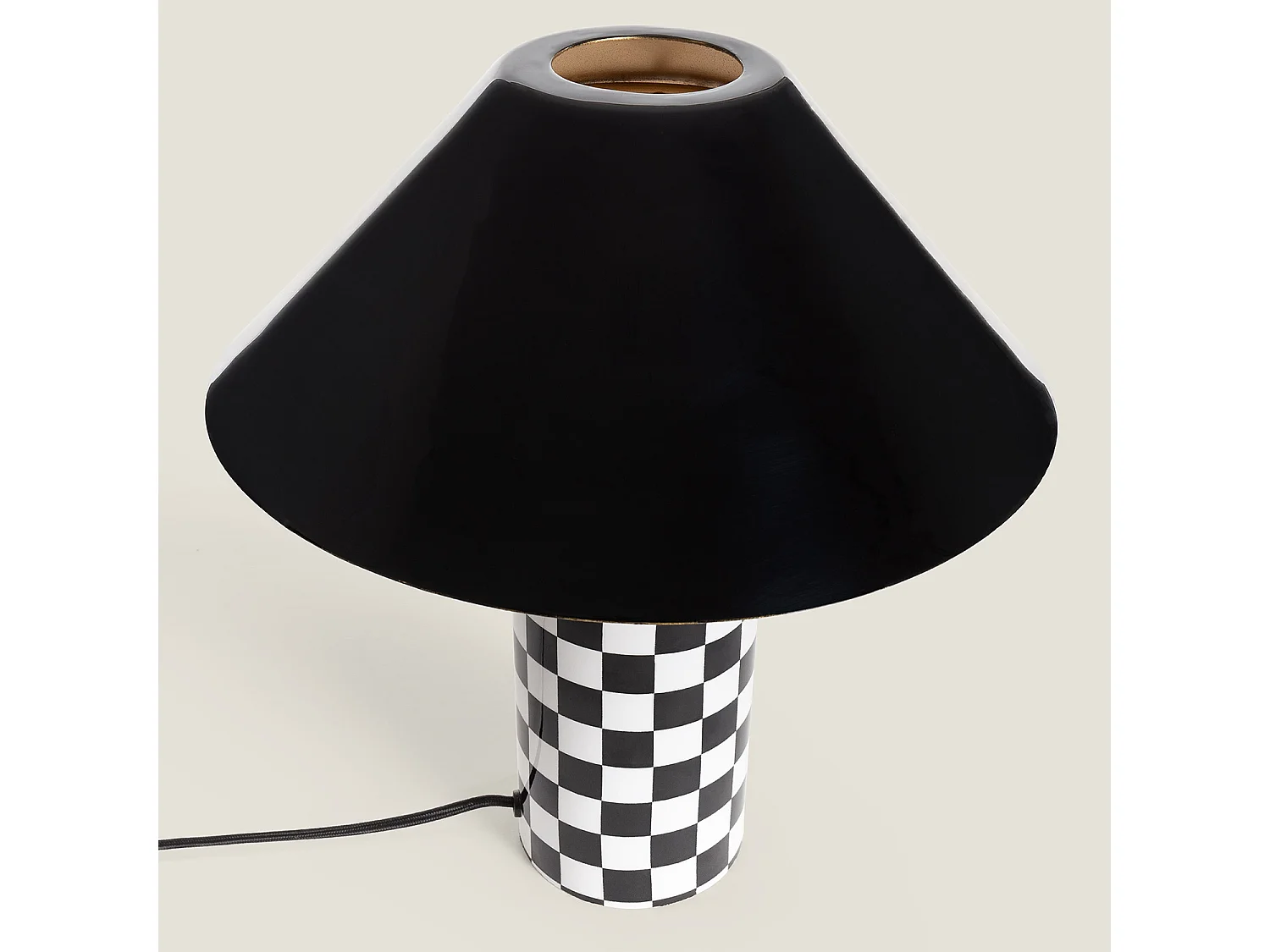 Lampada da Tavolo Metallo Brijesh Nero