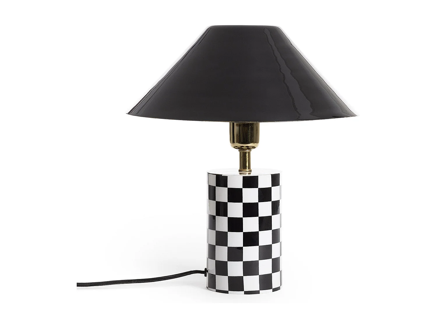 Lampada da Tavolo Metallo Brijesh Nero