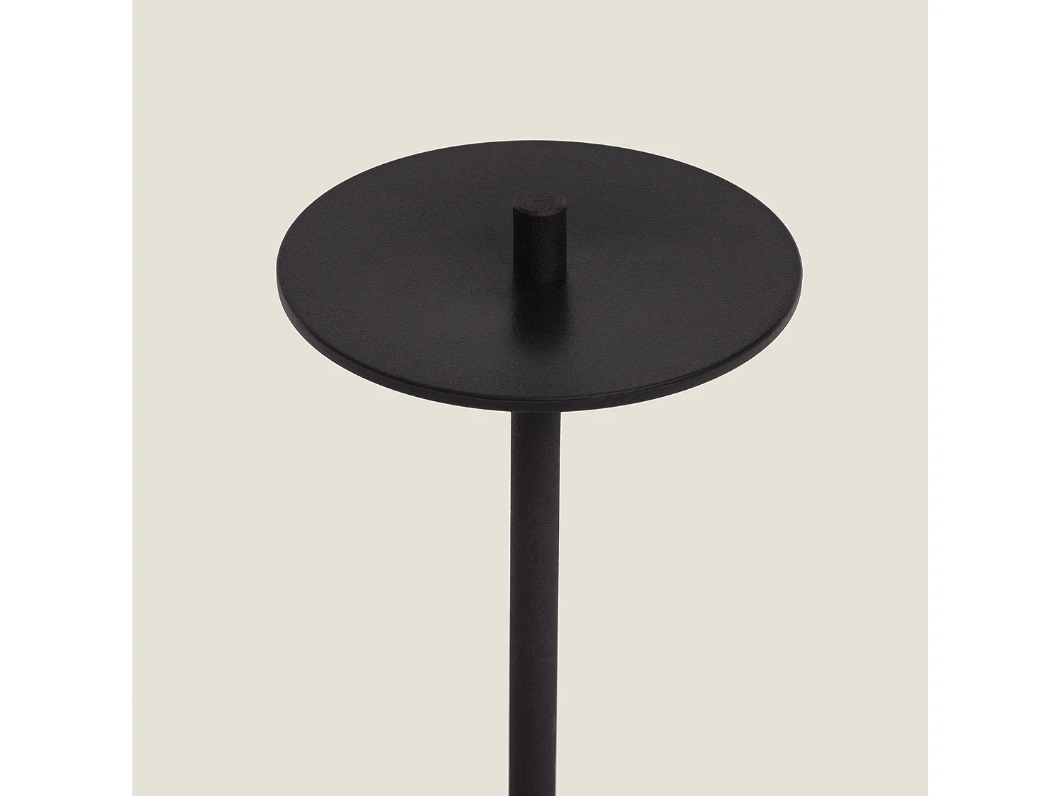 Lámpara de Mesa LED Portátil para Exterior Metal con Batería Recargable Estepona Negro