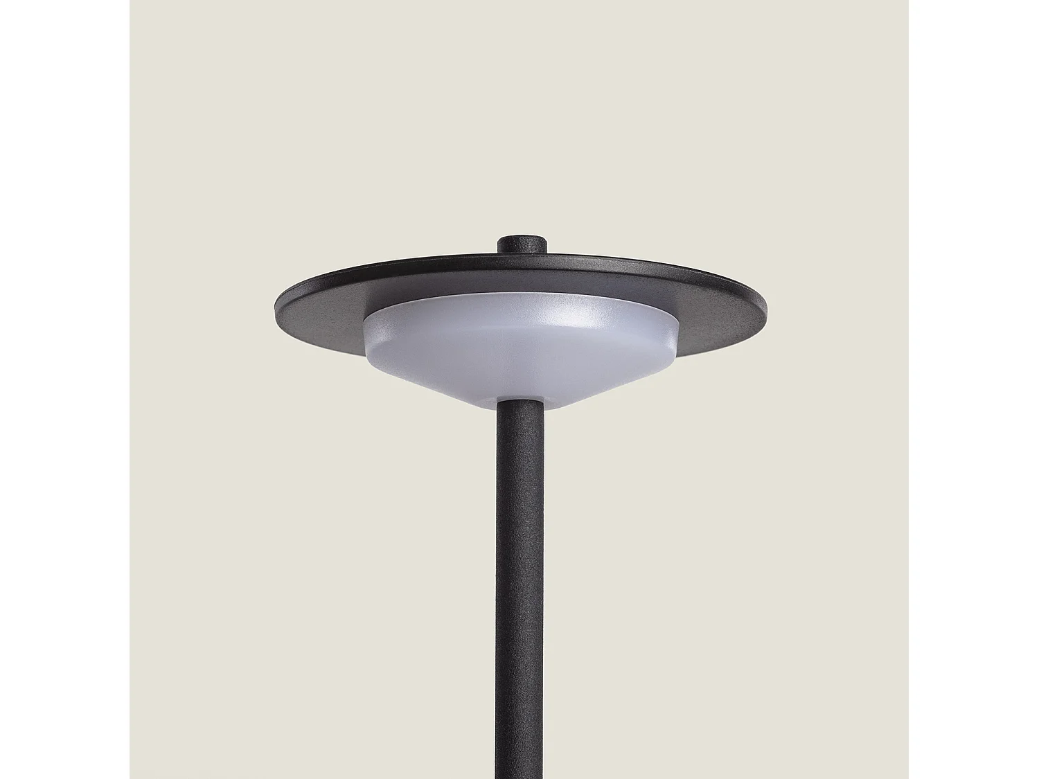 Lampe à Poser LED Portable Extérieure Métal avec Batterie Rechargeable Estepona Noir