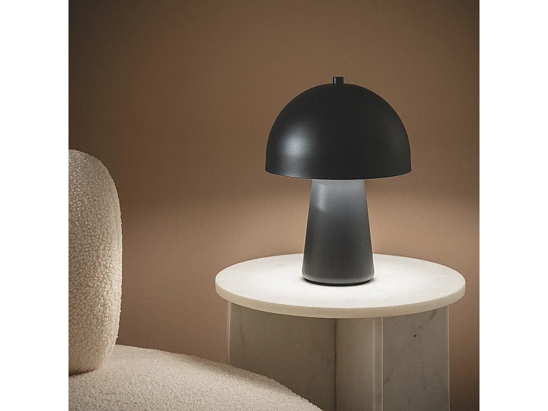 Lampada da Tavolo Metallo Quinga Nero