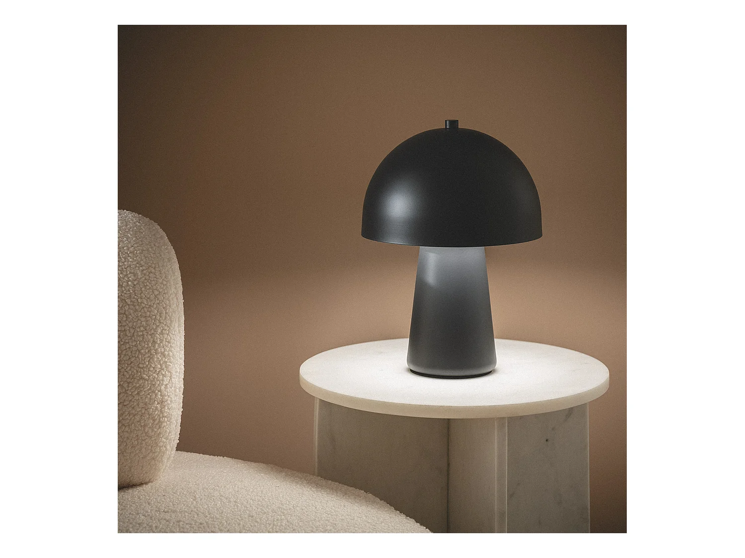 Lampe à poser Métal Quinga Noir