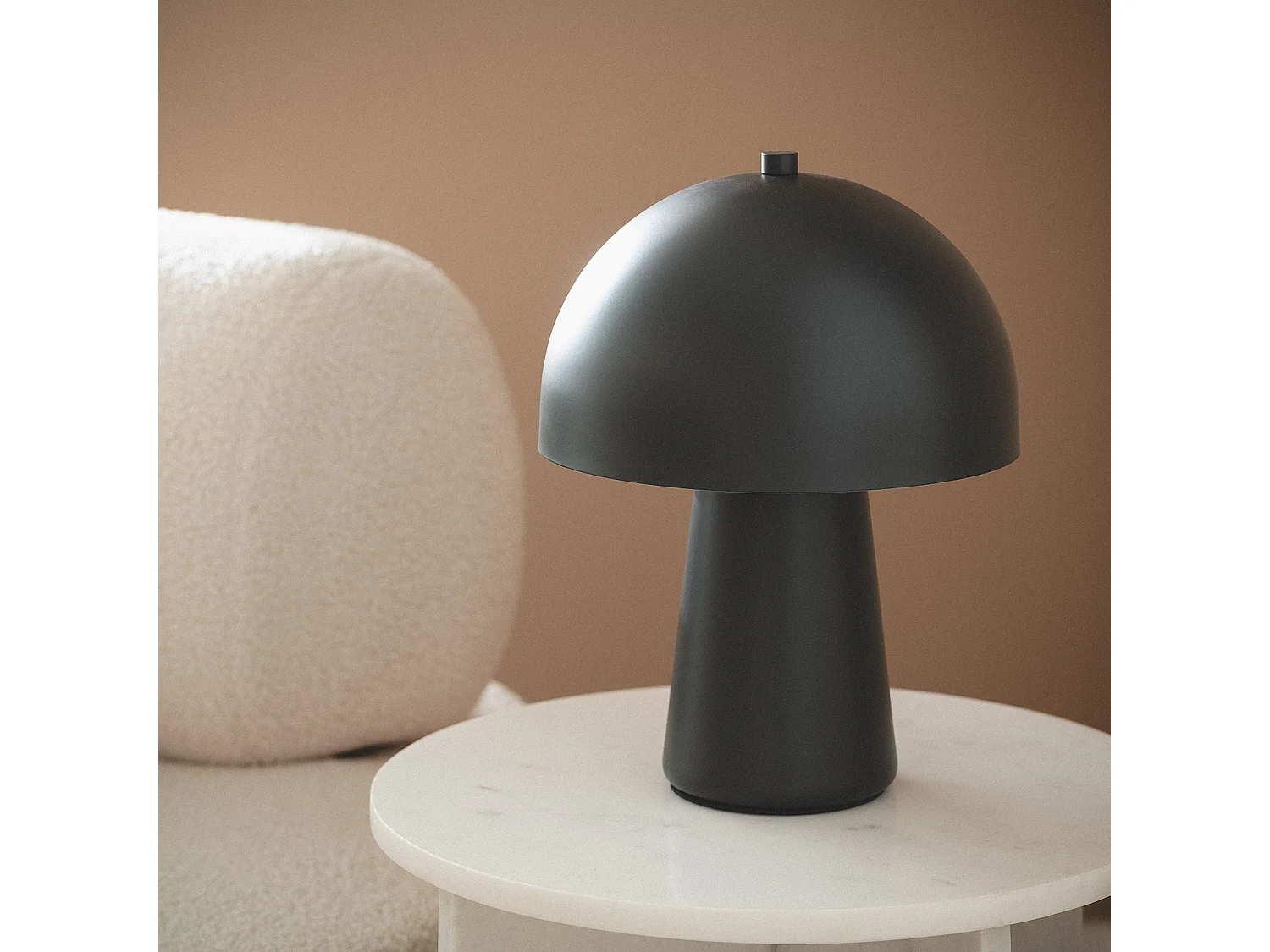 Lampada da Tavolo Metallo Quinga Nero